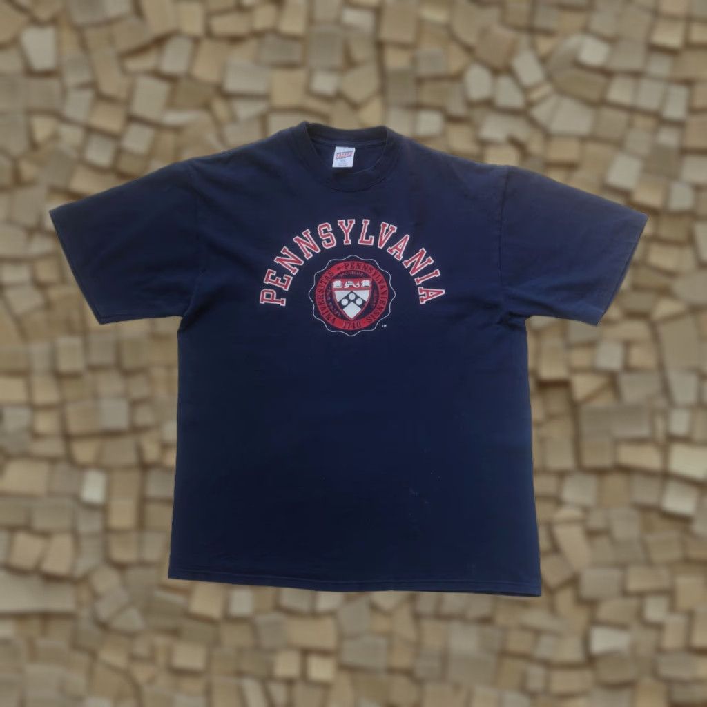 Soffe SOFFE VTG 90s 80s USA MADE COTTON BLUE SEAL GRAPHIC T SHIRT SZ XL MEN SHORT SLEEVE CREW NECK 24 PIT TO PIT 30 LENGTH OF T-SHIRT Size US XL / EU 56 / 4 - 1 Thumbnail