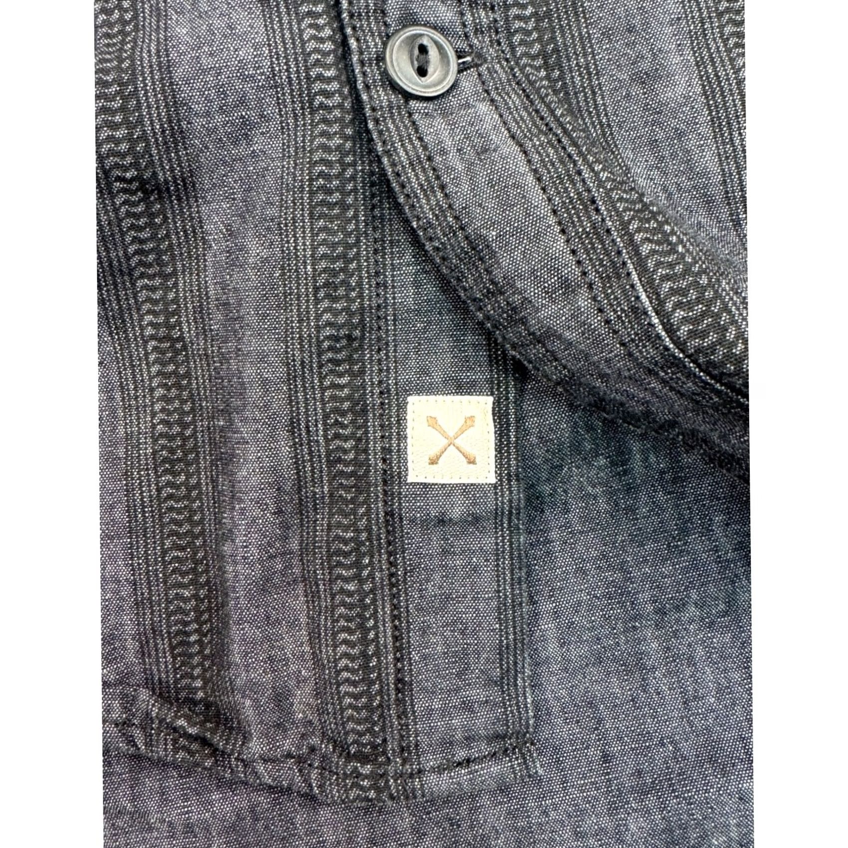 Vintage Blake Shelton x Lands' End Men Gray Black Long Sleeve Button-Up Shirt M Size US M / EU 48-50 / 2 - 5 Thumbnail
