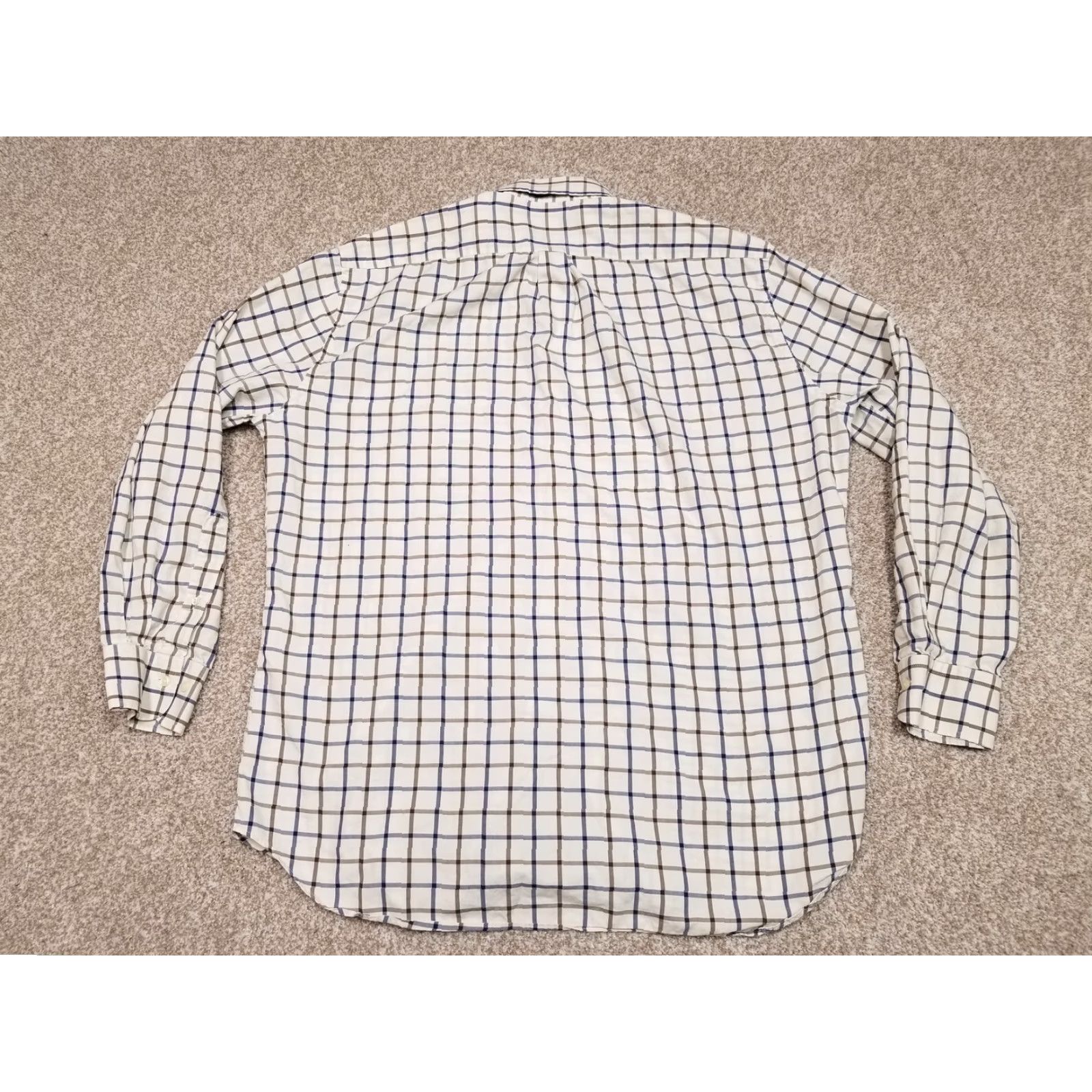 Peter Millar Peter Millar Button-Down Shirt Mens XL Blue Red Check Casual FLAWS Size US XL / EU 56 / 4 - 6 Thumbnail