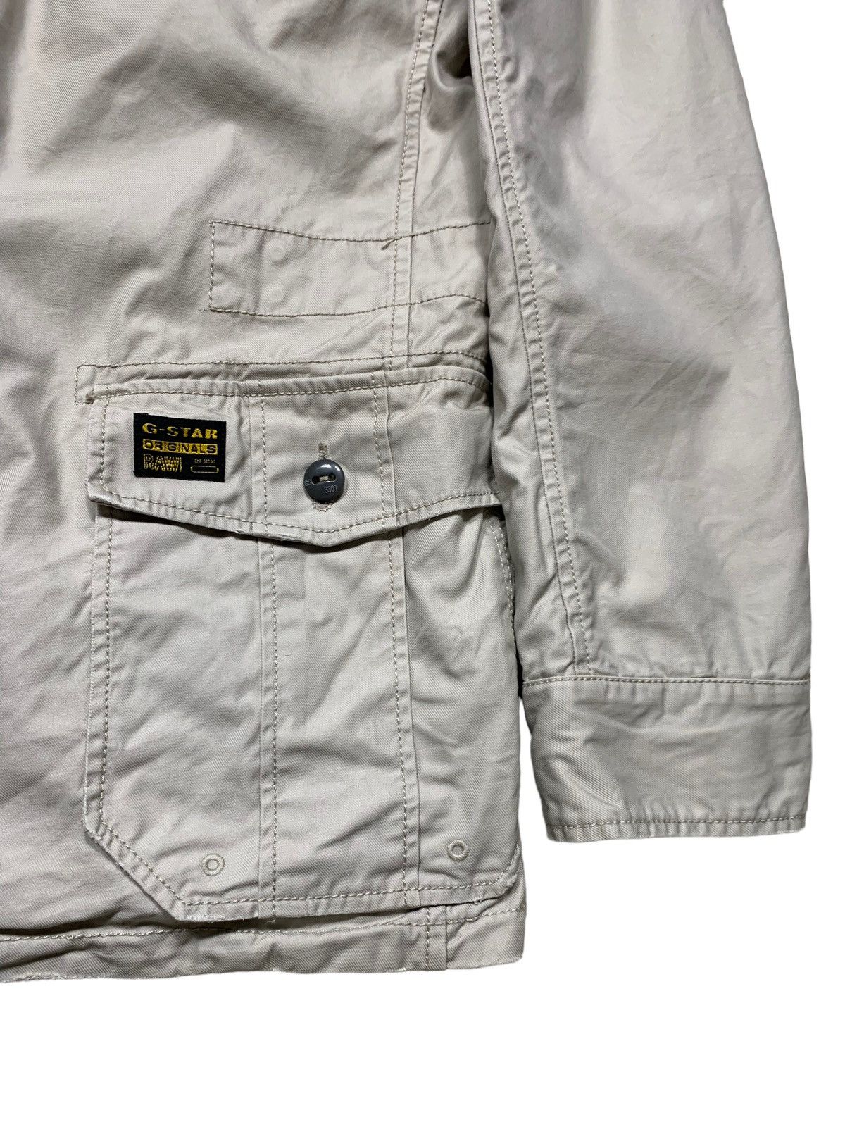 G-Star Vintage G Star Raw Multi Pockets Jacket Tactical Military Size US L / EU 52-54 / 3 - 5 Thumbnail