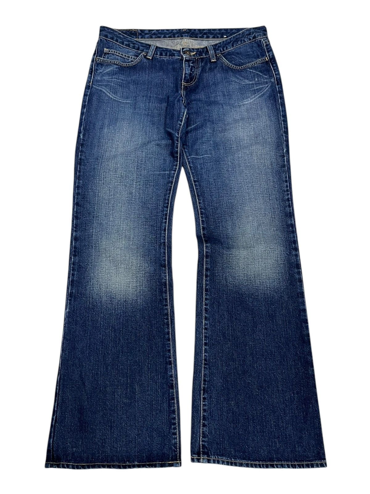 Replay Vintage Replay Italy Bootcut Flare Denim Y2K Fade Size 31" - 1 Thumbnail