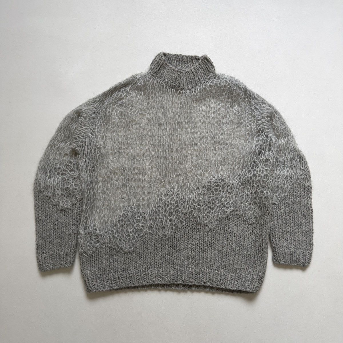 Maison Margiela A/W 14 ‘Degrade Cobweb’ Knit Sweater Size US M / EU 48-50 / 2 - 2 Thumbnail