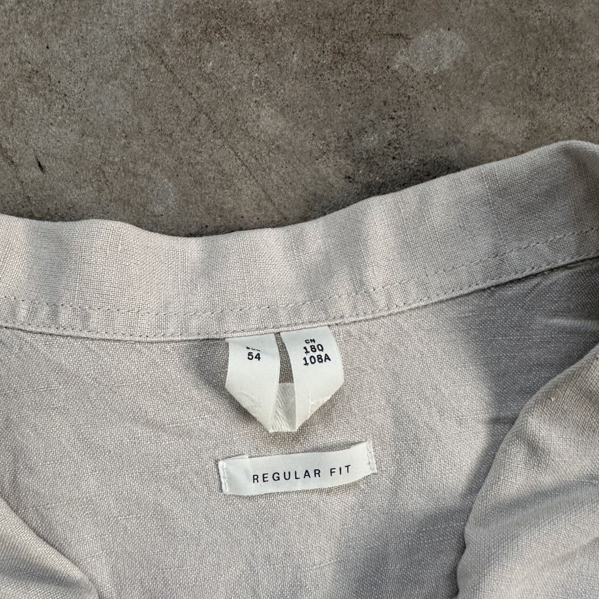 Arket Arket Cotton Linen and lyocell zip Shirt Size US L / EU 52-54 / 3 - 5 Thumbnail