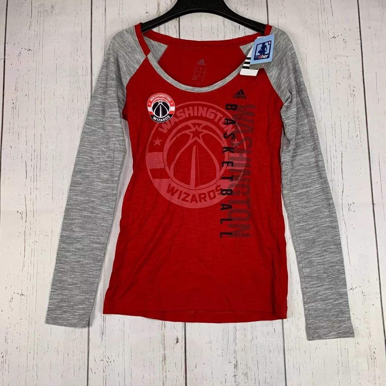 Adidas Washington Wizards NBA Small Pullover Sweater New Women Size S / US 4 / IT 40 - 1 Thumbnail