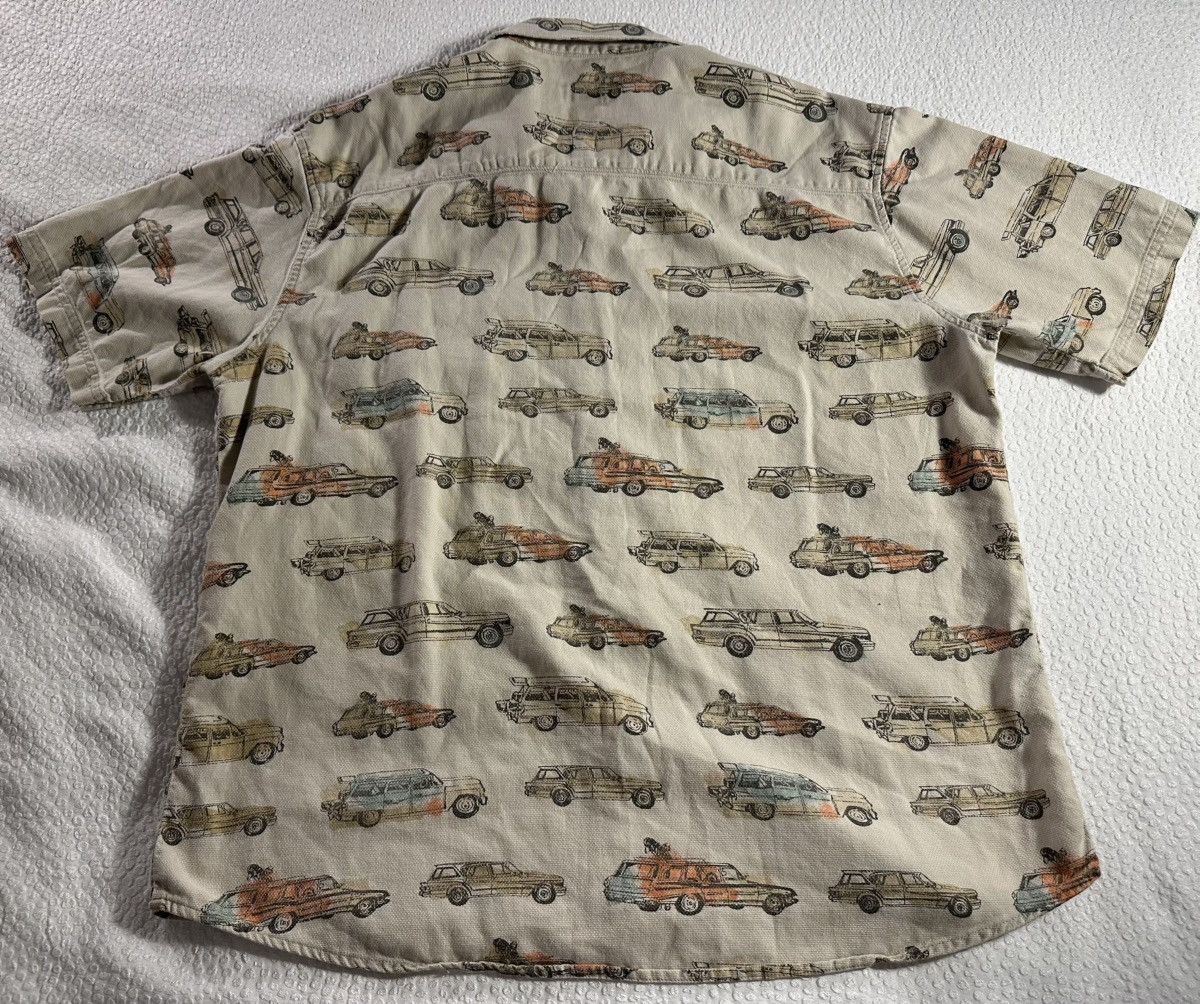 Woolrich Woolen Mills Woolrich Shirt Birch Vintage Cars Retro Beach Summer Dad BBQ Size US L / EU 52-54 / 3 - 4 Thumbnail