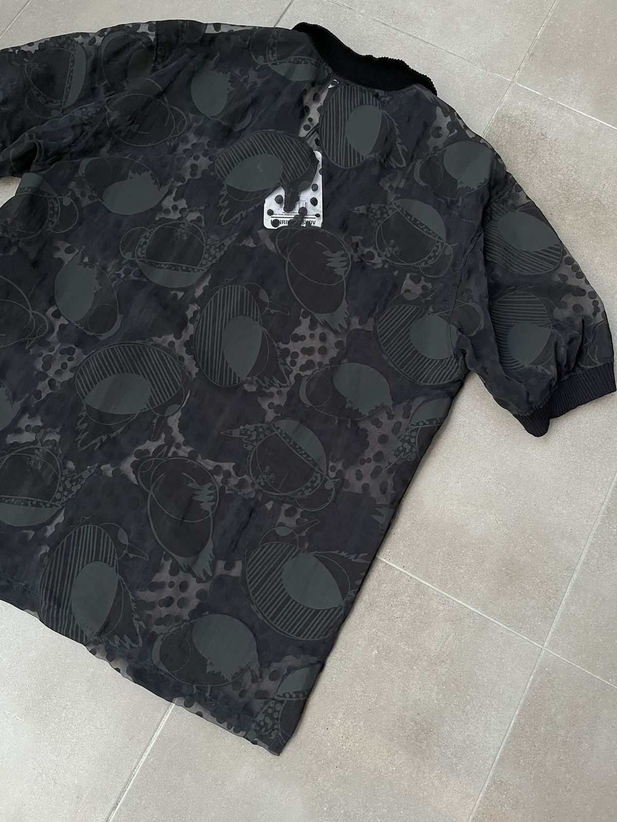 Henrik Vibskov !DS! SS23 Henrik Vibskov The BIG Polo Black Polo Tee Size US M / EU 48-50 / 2 - 19 Thumbnail