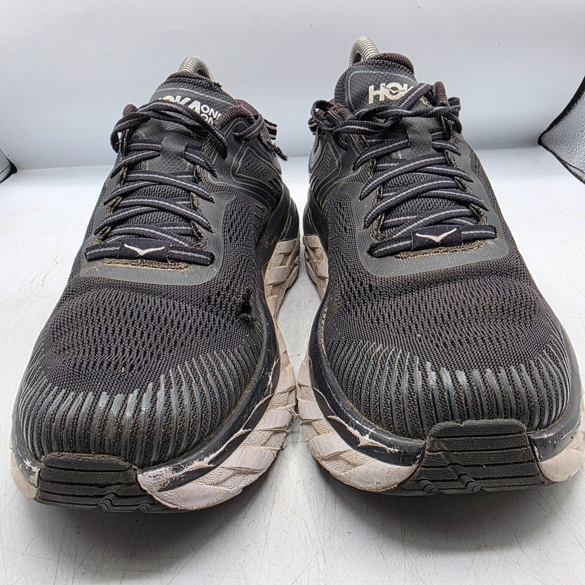 Hoka Hoka One One Bondi 7 Womens Size 8 D Wide Black Athletic Sho Size US 8 / IT 38 - 2 Thumbnail