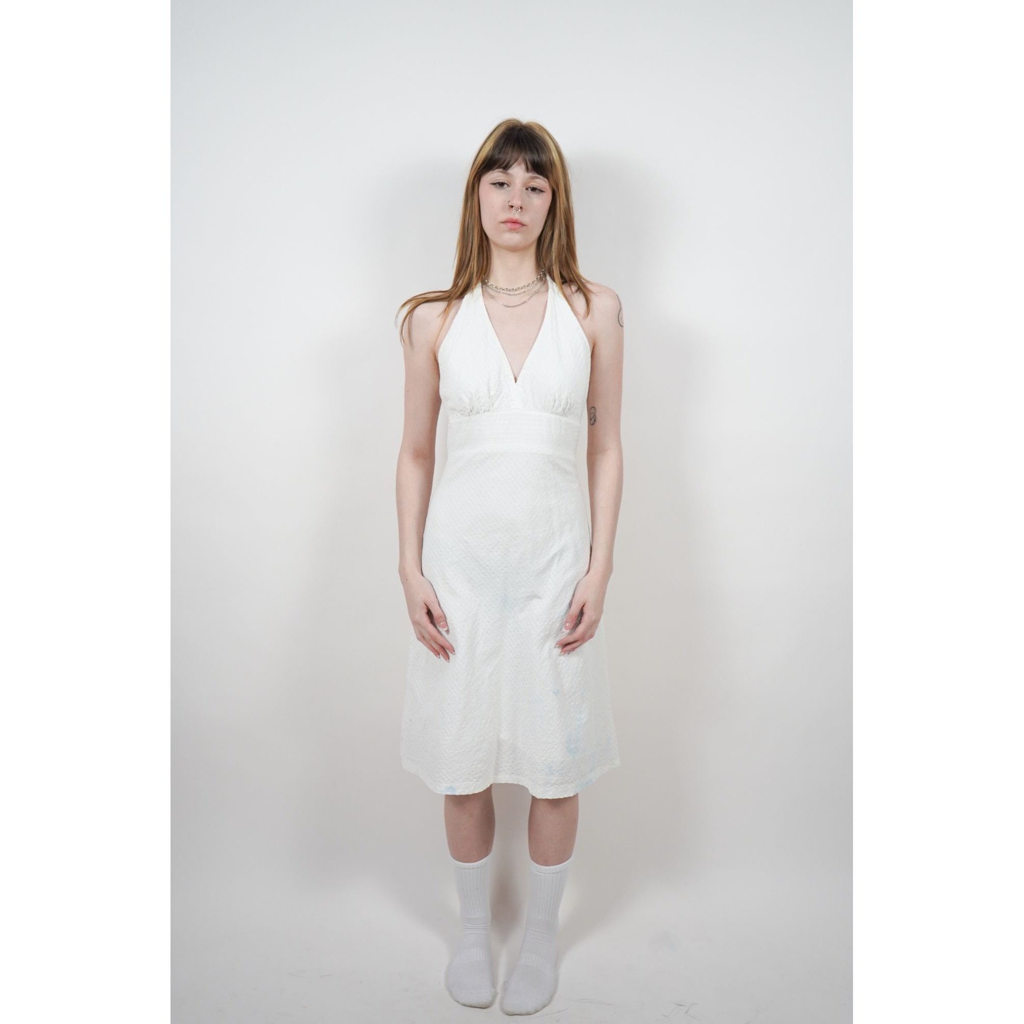Other Smart Set White Dress Size S / US 4 / IT 40 - 2 Thumbnail