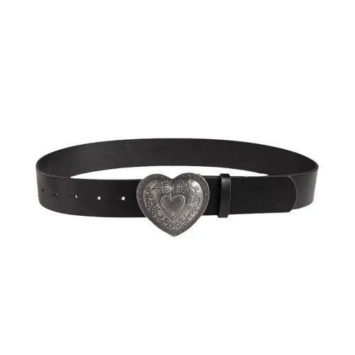 Designer × Vintage Vintage PU Leather Love Carving Belt Size ONE SIZE - 4 Thumbnail