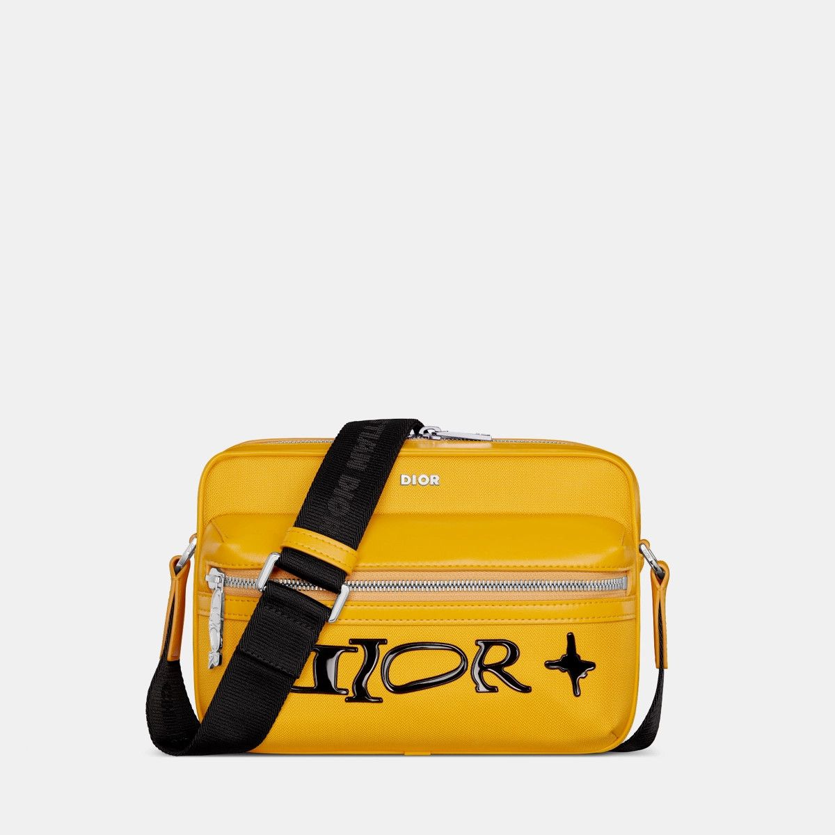Dior o1bcso1str0226 Size:OS/2.0 Zipped Messenger Bag in Yellow Size ONE SIZE - 1 Thumbnail