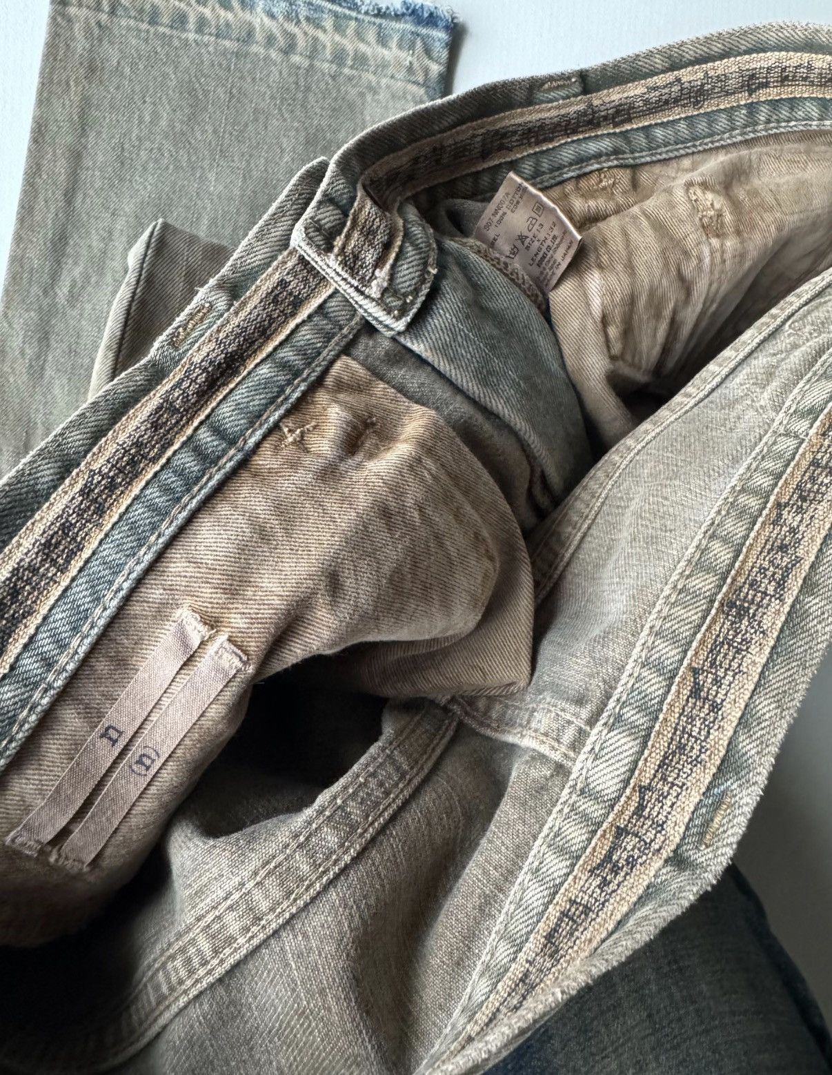 Number (N)ine Sz 3 Number Nine 07SS Mud Wash Denim-2508 Size US 30 / EU 46 - 7 Thumbnail
