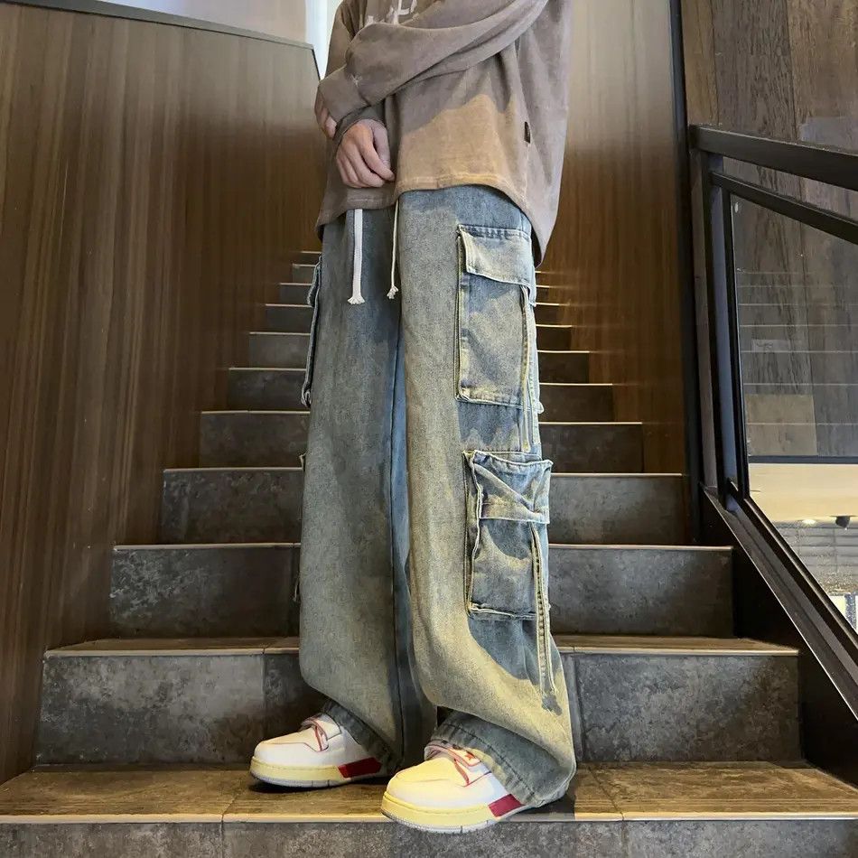 Japanese Brand × Jean × Streetwear Denim Workwear Baggy