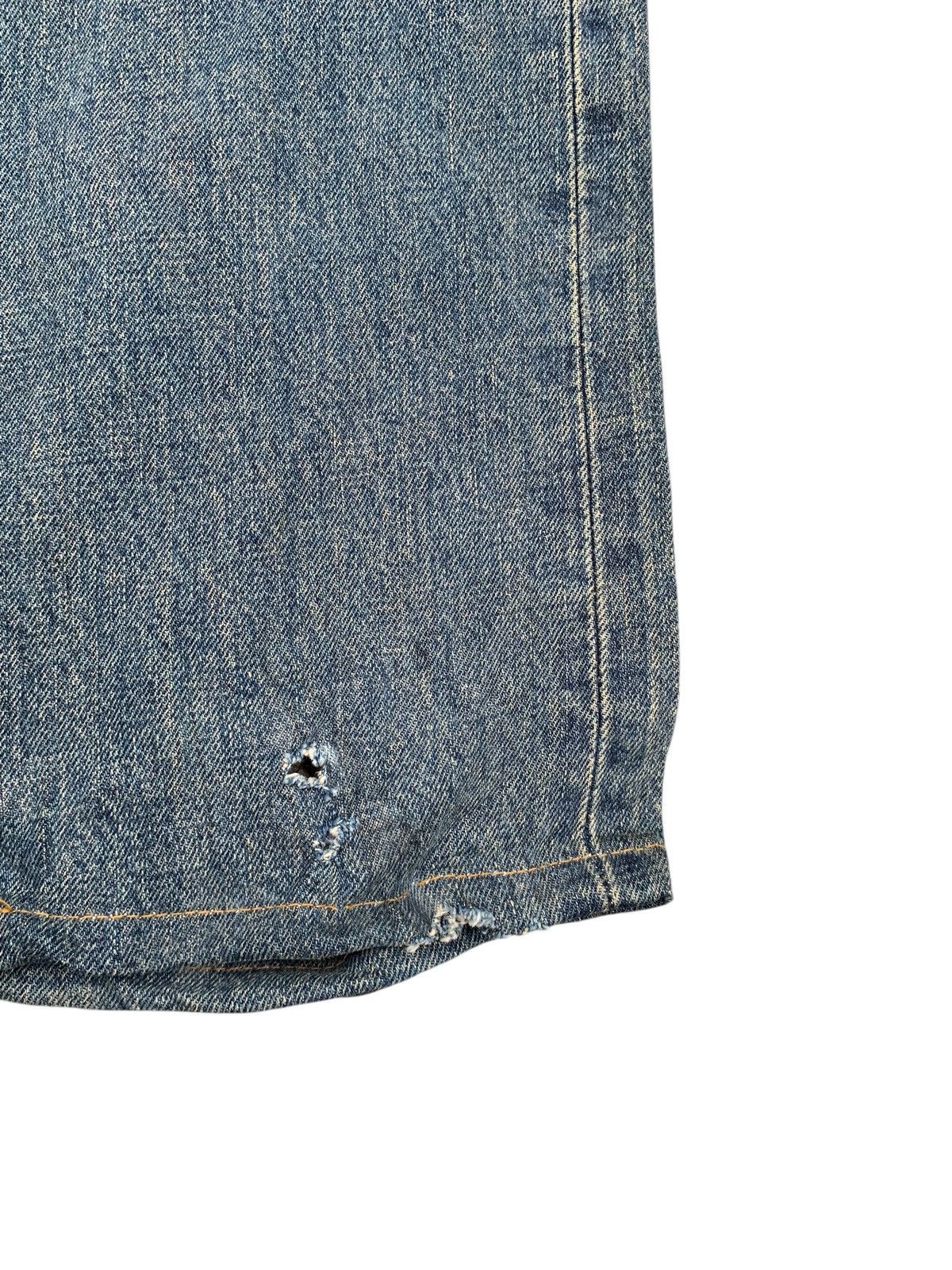Kapital VINTAGE EDWIN 505 SELVEDGE BAGGY RUSTY DISTRESSED DENIM Size US 32 / EU 48 - 18 Thumbnail
