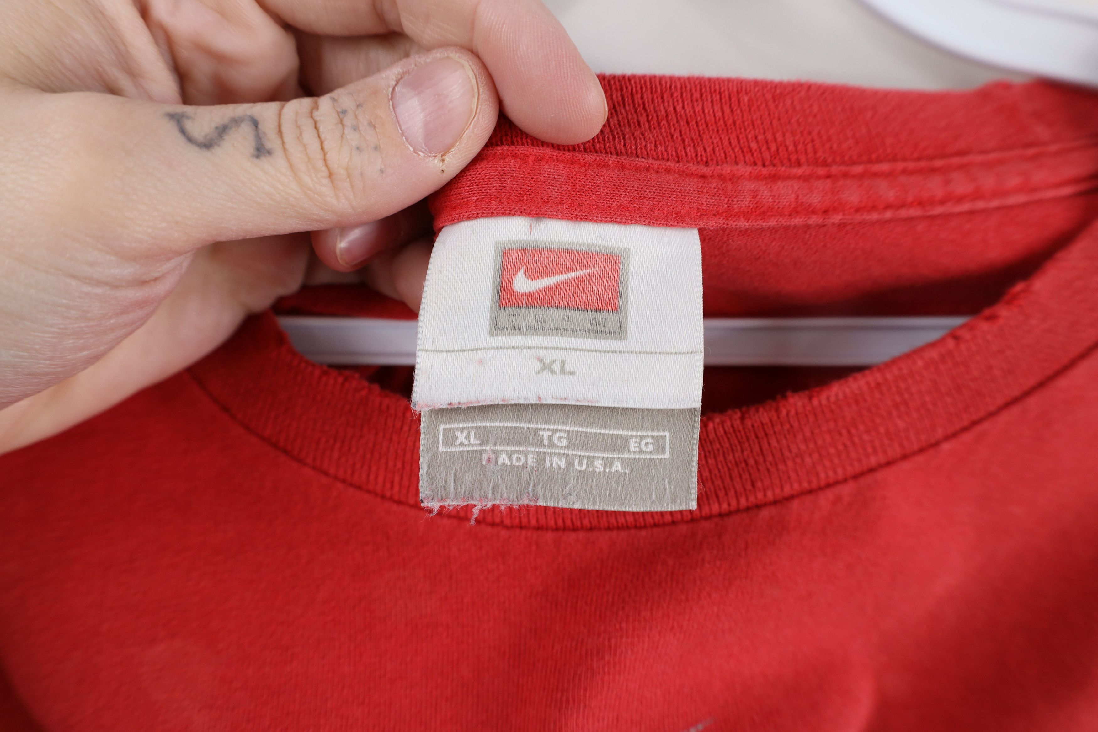 Nike × Vintage Vintage Y2K 2002 Nike Ohio State vs Michigan T-Shirt Size US XL / EU 56 / 4 - 12 Thumbnail