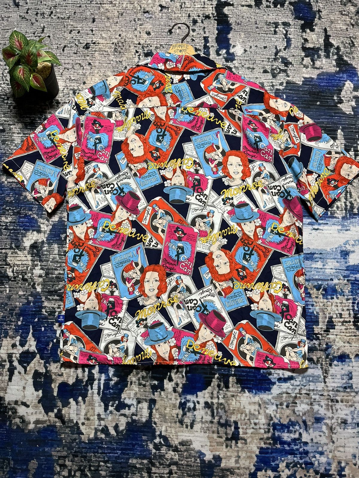 Designer × Vintage 🔥RARE Nine Nuts By Nissy OVP Girl Full Print Shirt Button up Size US XXL / EU 58 / 5 - 4 Thumbnail