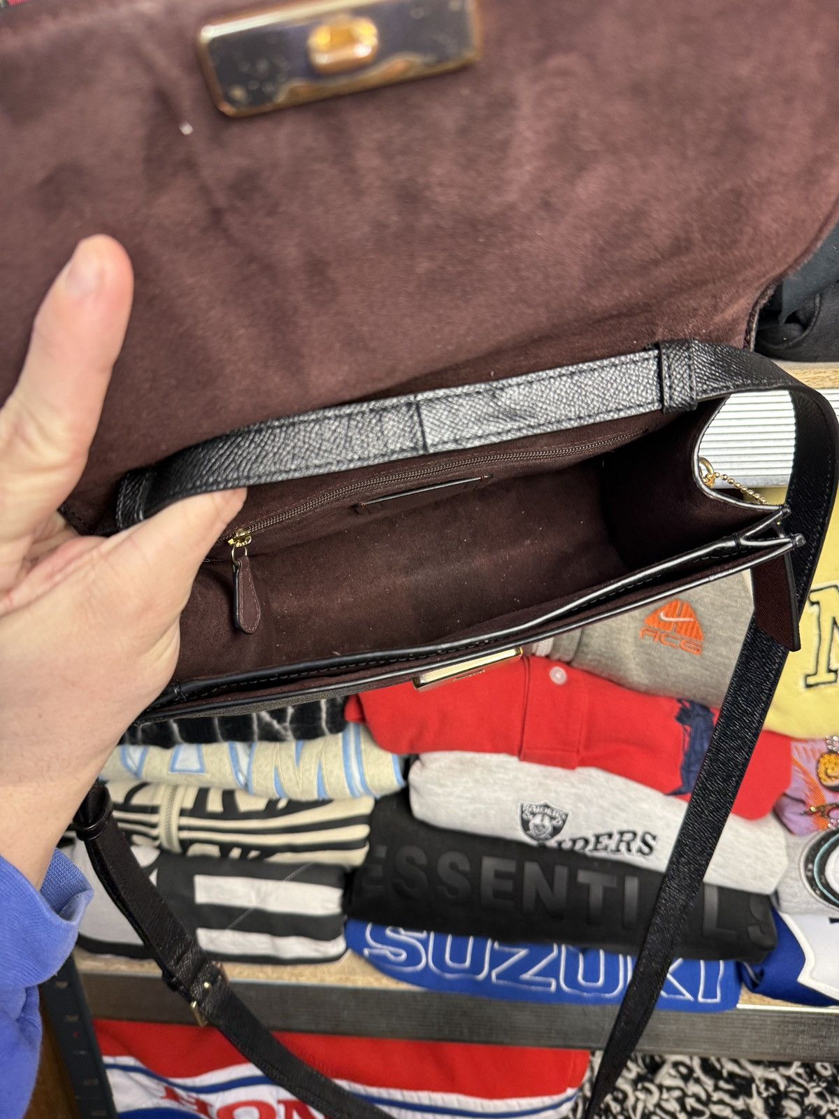 Coach Coach Bag Black Leather Y2K Size ONE SIZE - 11 Thumbnail
