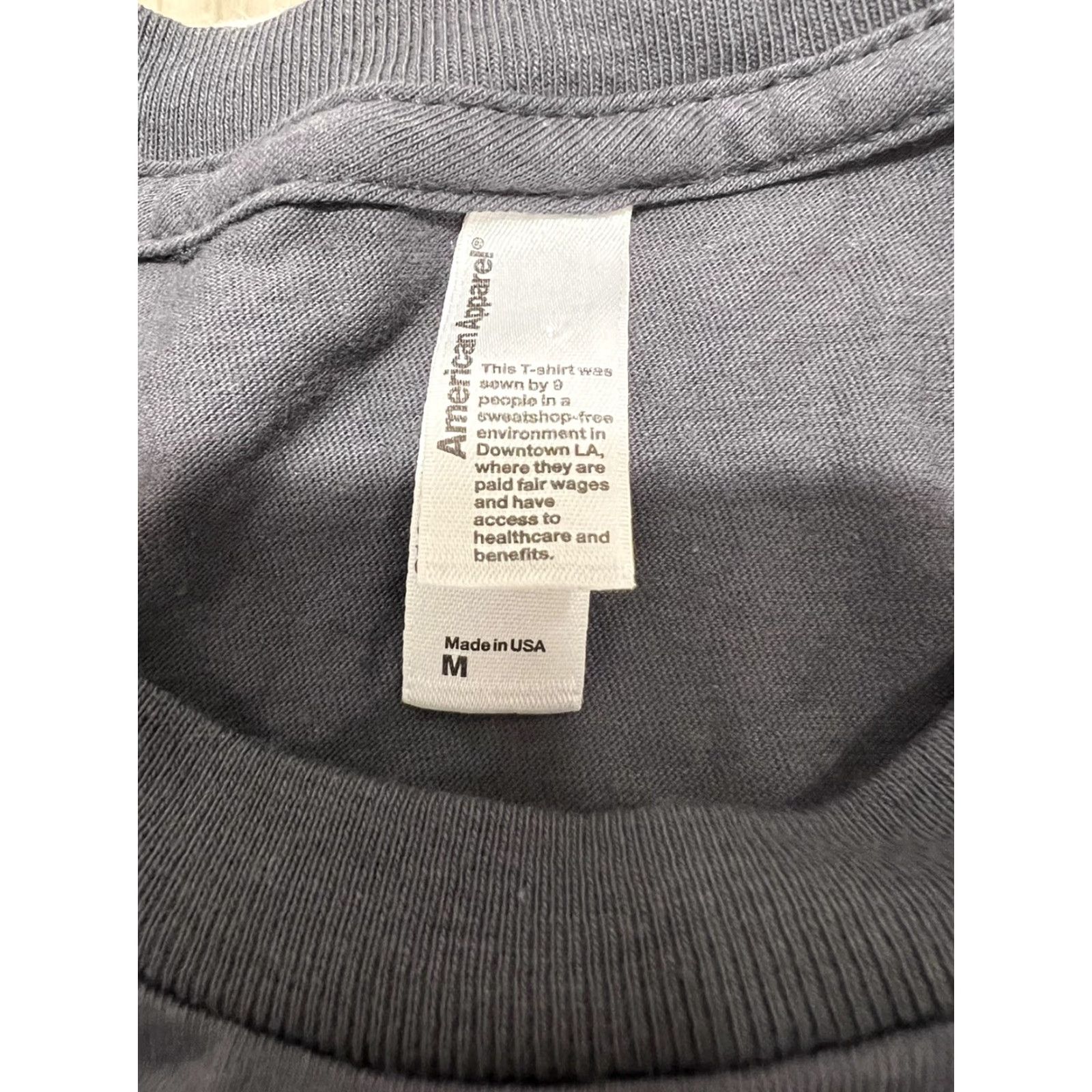 American Apparel New Rare Alphabet GOOGLEX Ape To Man w/ Jetpack Evolution Shirt Medium Gray Size US M / EU 48-50 / 2 - 4 Thumbnail