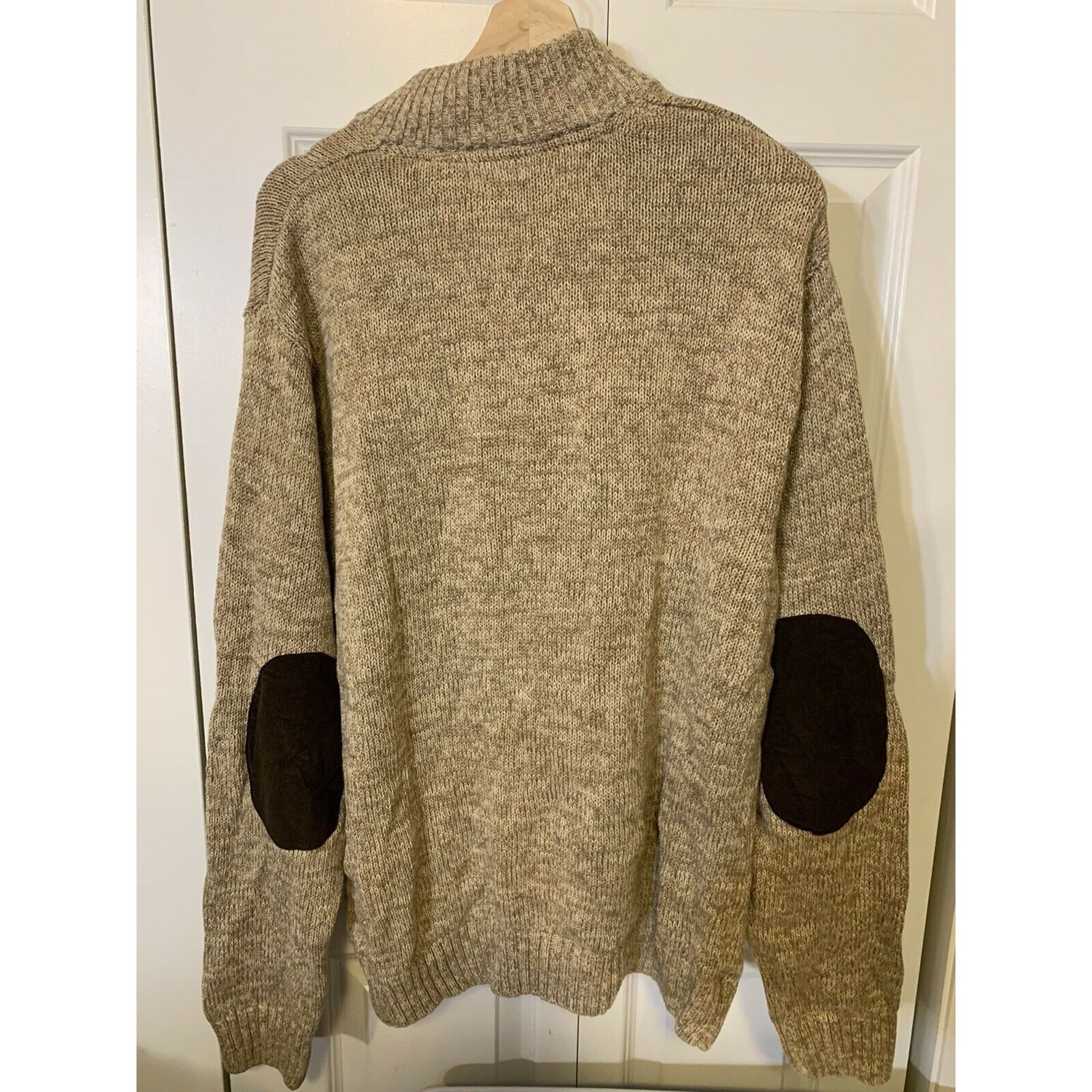 Chaps Chaps Men's Sz XXL Elbow Patch Pullover Brown Cotton Sweater Size US XXL / EU 58 / 5 - 7 Thumbnail