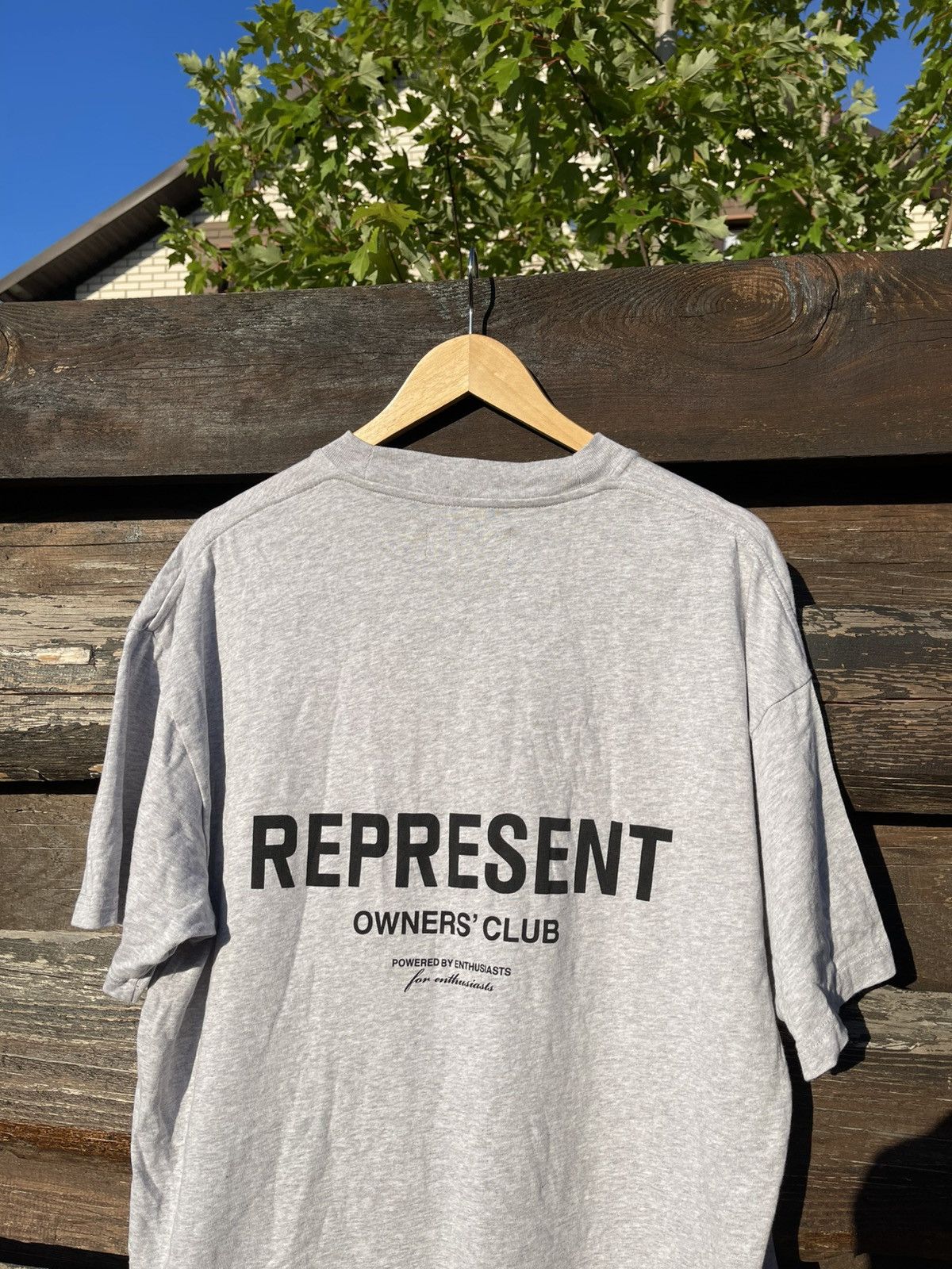 Represent Clo. Represent Owners Club Grey big logo t-shirt Size US M / EU 48-50 / 2 - 4 Thumbnail