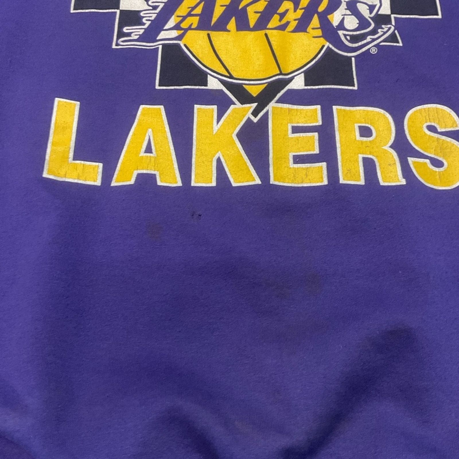 Vintage Vintage 90s Los Angeles Lakers NBA Crewneck Sweatshirt Size US L / EU 52-54 / 3 - 5 Thumbnail