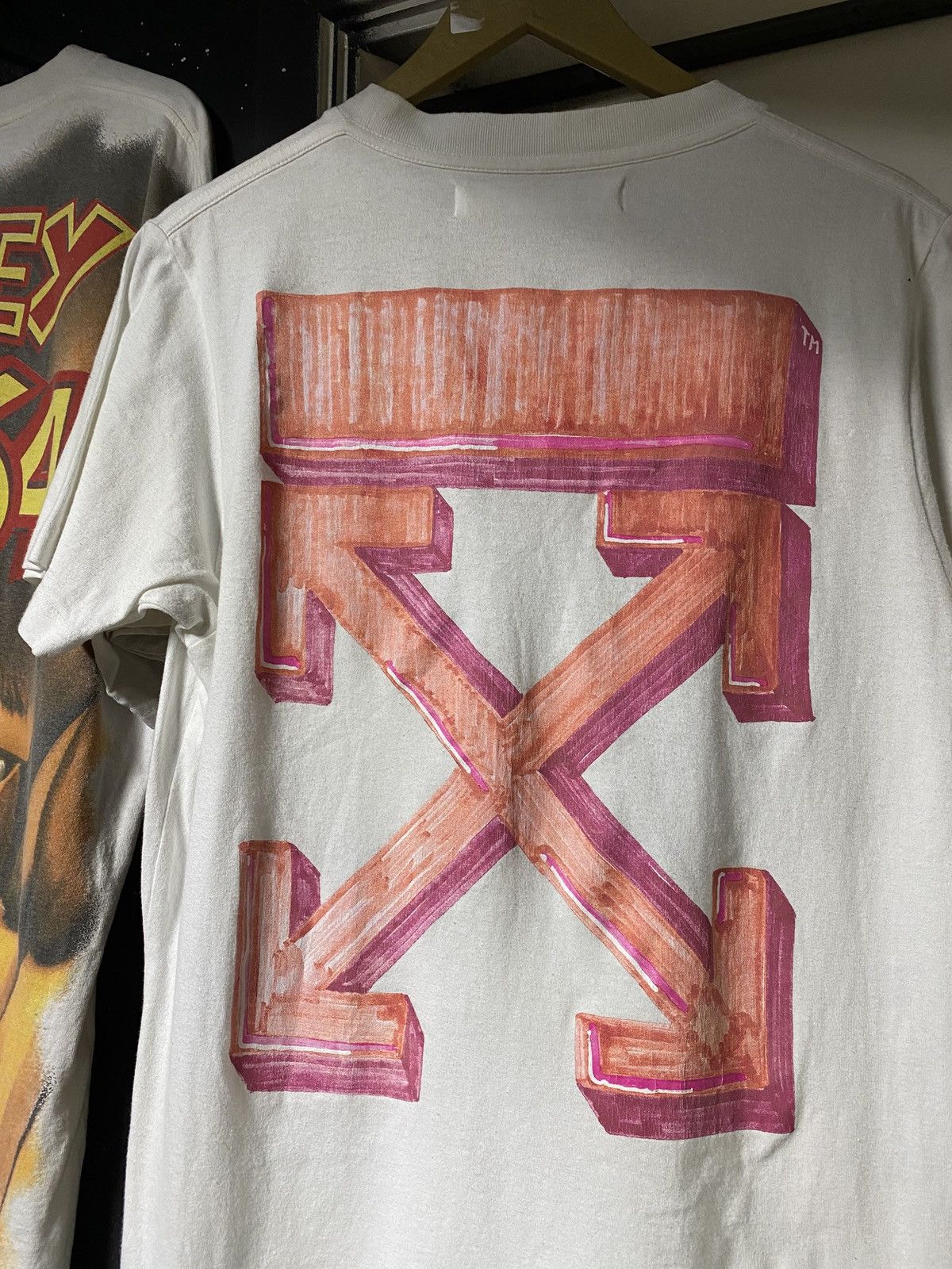 Off-White Virgil Abloh Arrows White Tee Shirt Medium