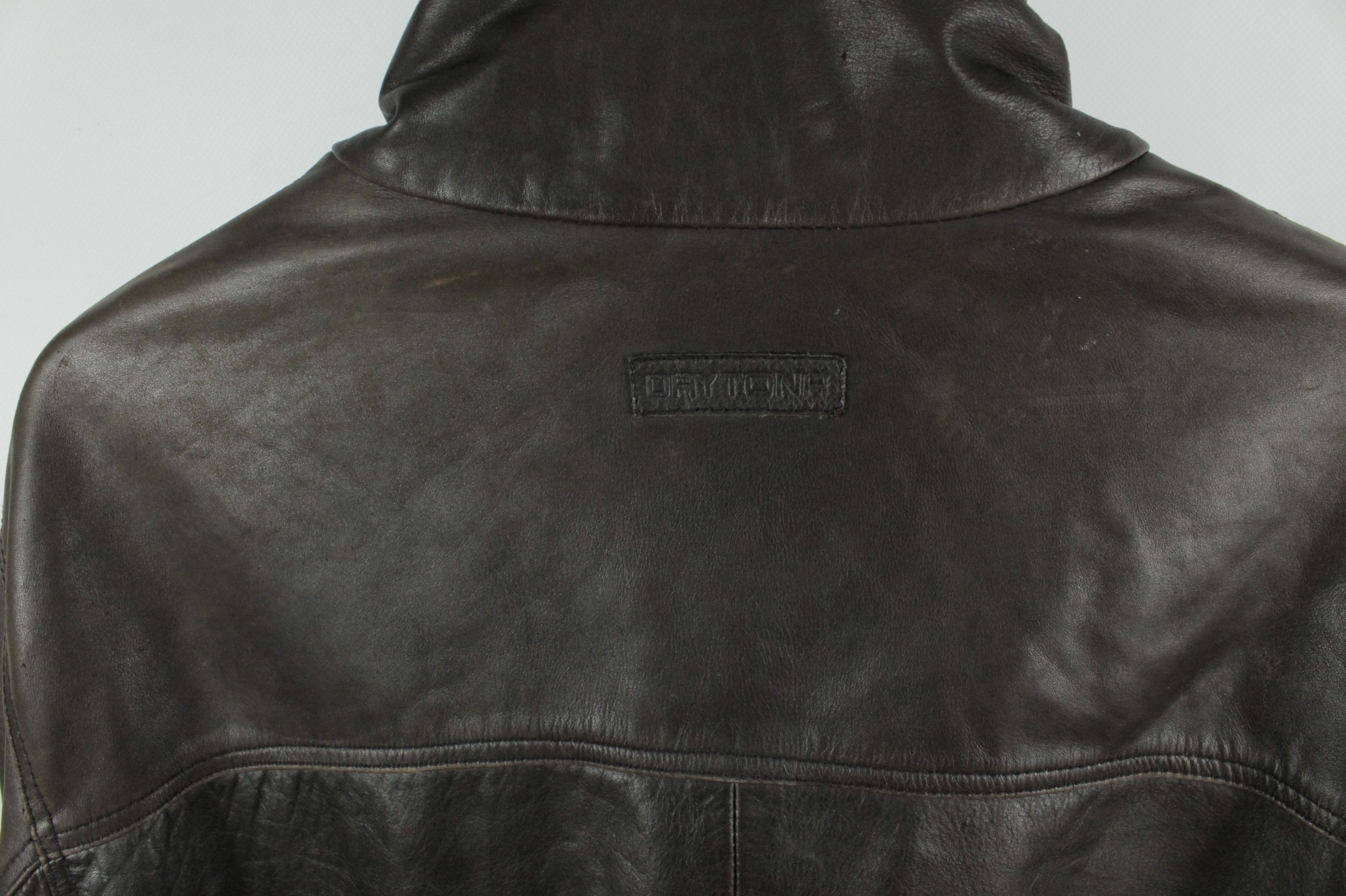 Daytona Daytona Brown Leather Aviator Biker Casual Jacket Size US XL / EU 56 / 4 - 13 Thumbnail