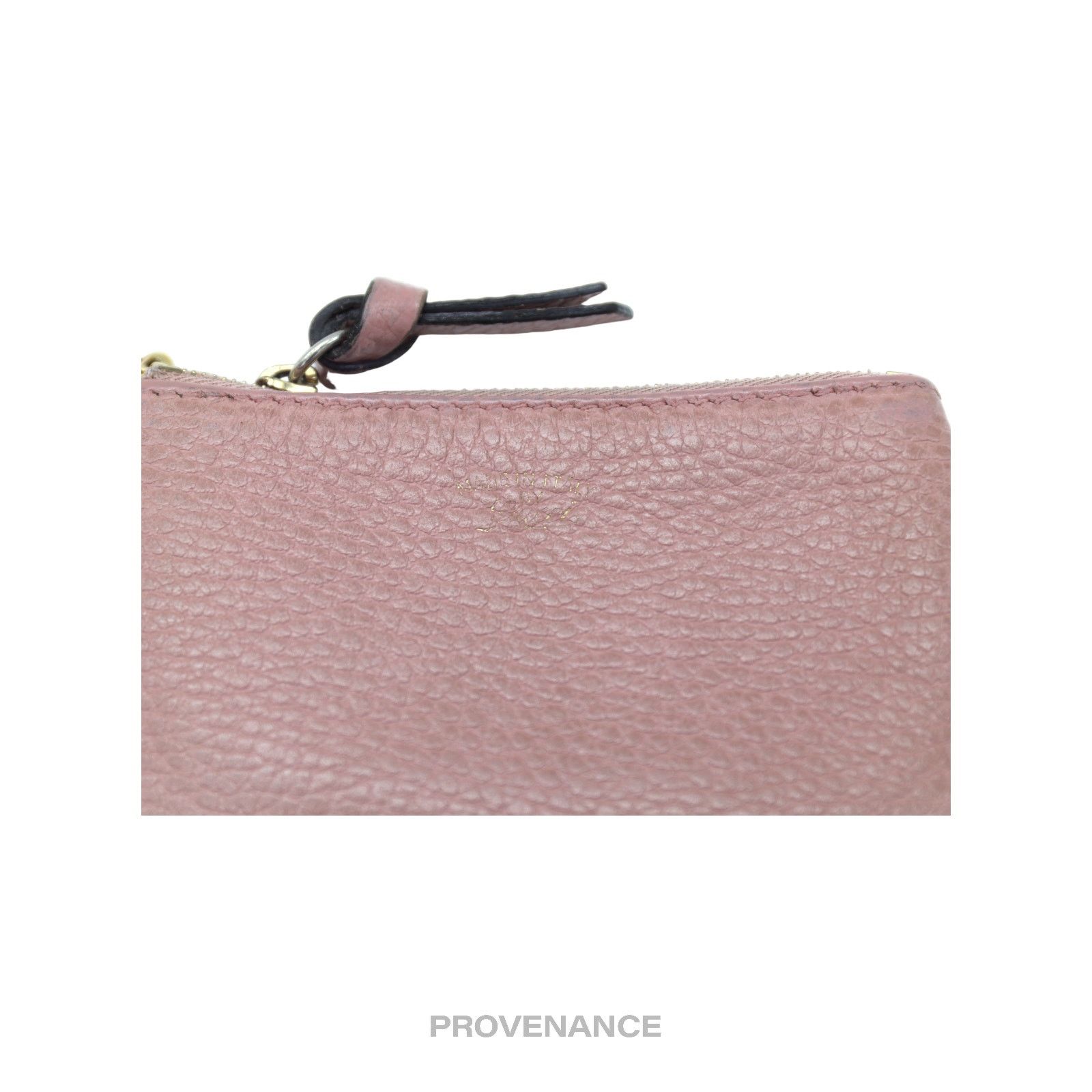 Gucci 🔴 Gucci MII Key Pouch Cles - Powder Pink Tumbled Leather Size ONE SIZE - 3 Thumbnail
