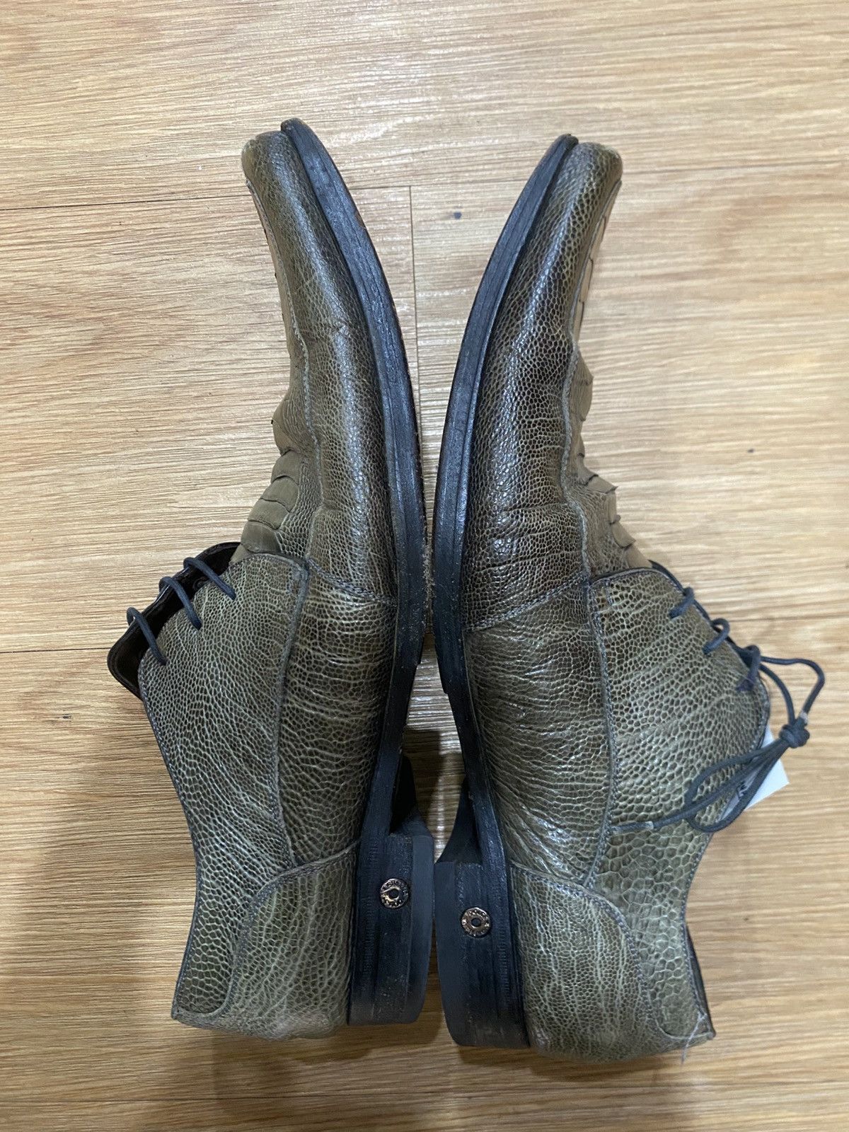 Dolce & Gabbana Dolce & Gabbana Made in Italy Exotic Embossed Leather Point Size US 7 / EU 40 - 5 Thumbnail