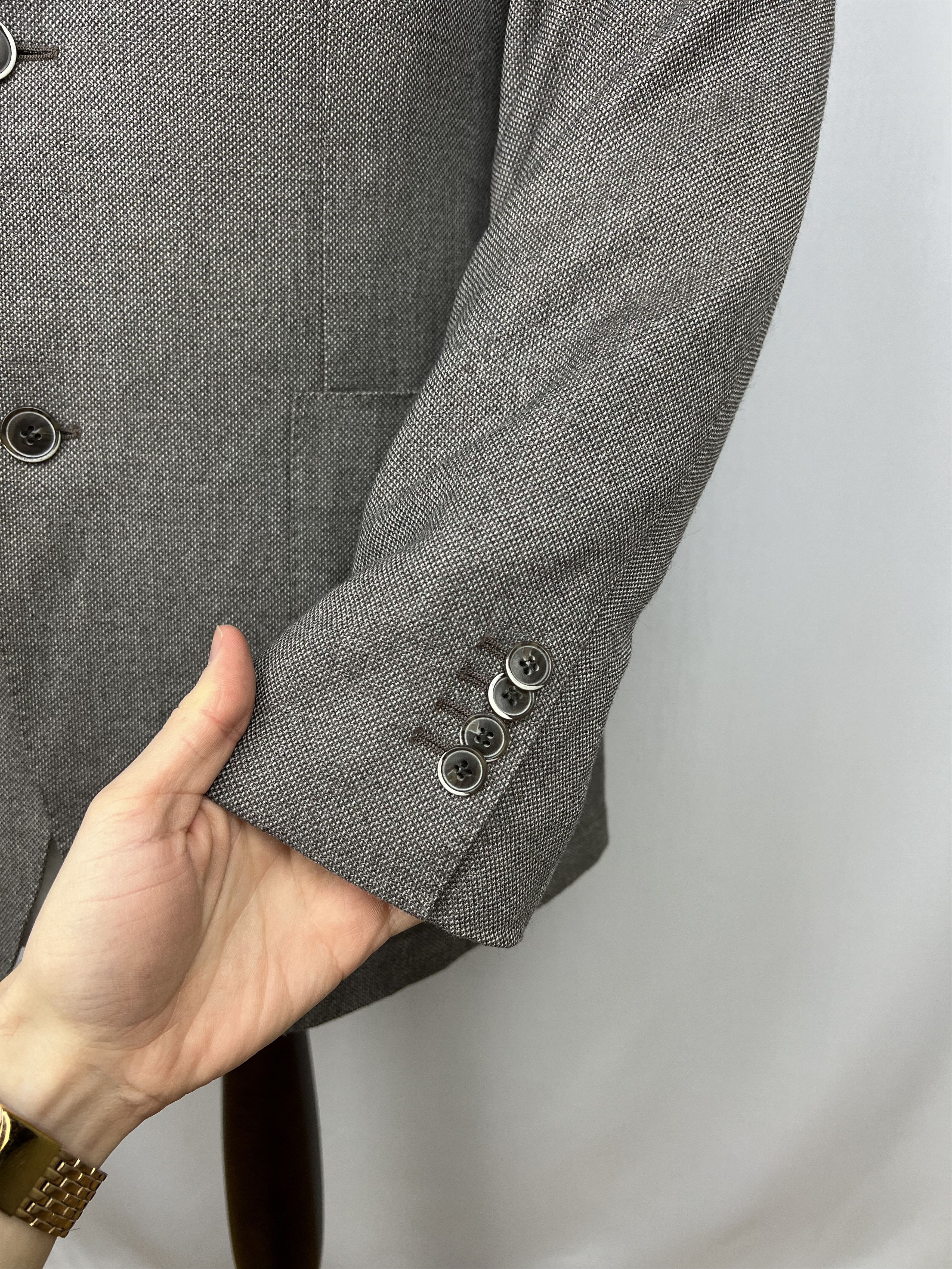 Suitsupply x Reda Super 110`s Wool Solid Half-Lined Sport Coat Size 40R - 8 Thumbnail