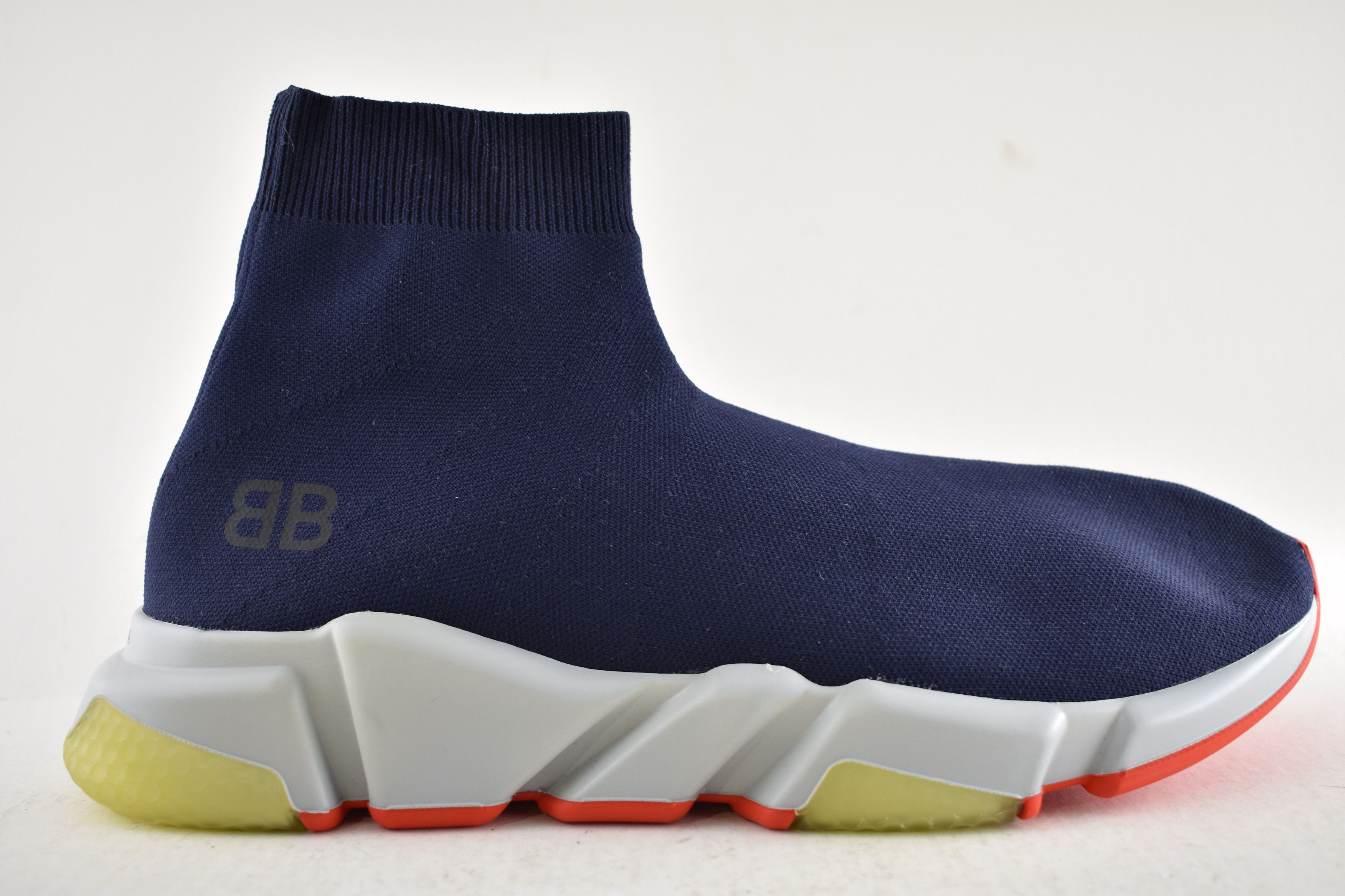 Balenciaga Balenciaga Speed Sock Grey BB Logo High Top Sneaker 44 11 Size US 11 / EU 44 - 2 Thumbnail