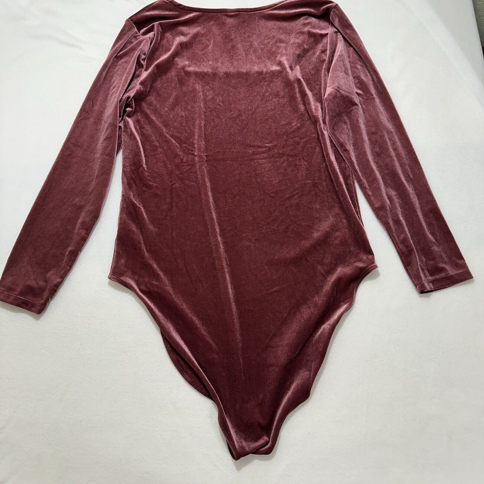 Old Navy Old Navy XXL Pink Velour Square Neck Long Sleeve Bodysuit Size XXL / US 16-18 / IT 52-54 - 11 Thumbnail
