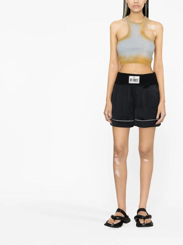 Off-White o1y1225 Logo Short in Black Size 25" / US 0 / IT 36 - 4 Thumbnail