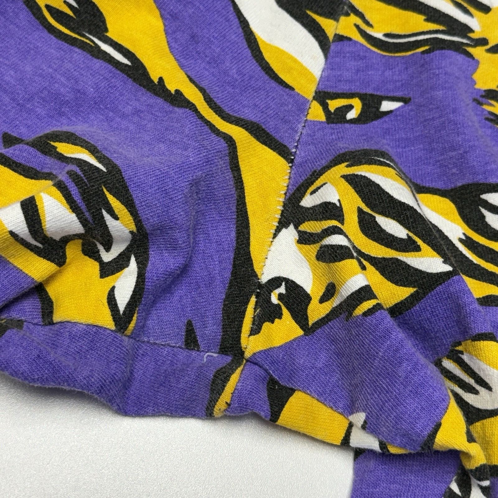 Vintage Athletic Works Pants Mens XL Baggy MC Hammer Parachute LSU T Size US 29 - 4 Thumbnail