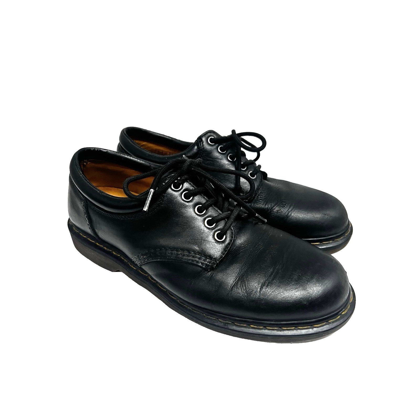 Dr. Martens Dr. Martens Black Leather Oxford Shoes Mens US 10M Lace Up Size US 10 / EU 43 - 1 Thumbnail