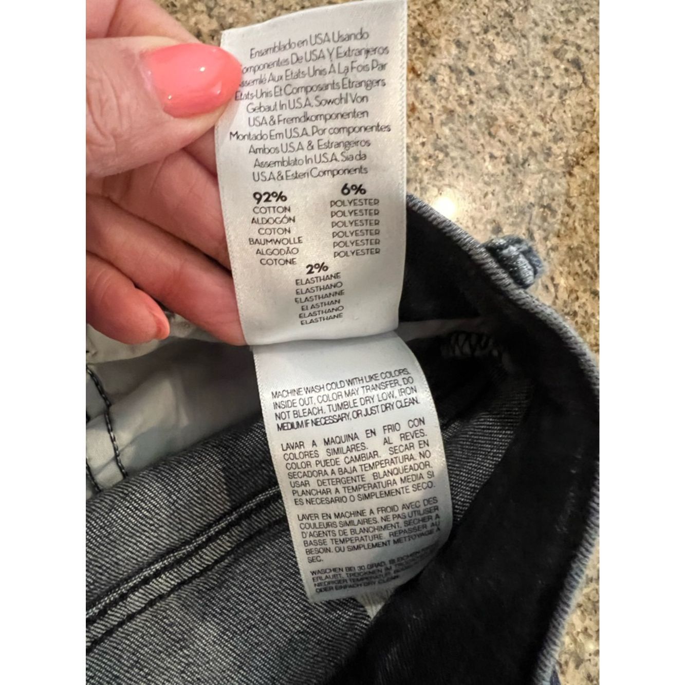 MOTHER MOTHER The Hustler Ankle Fray Jeans Nightowl Gray High Rise Size 27" / US 4 / IT 40 - 8 Thumbnail