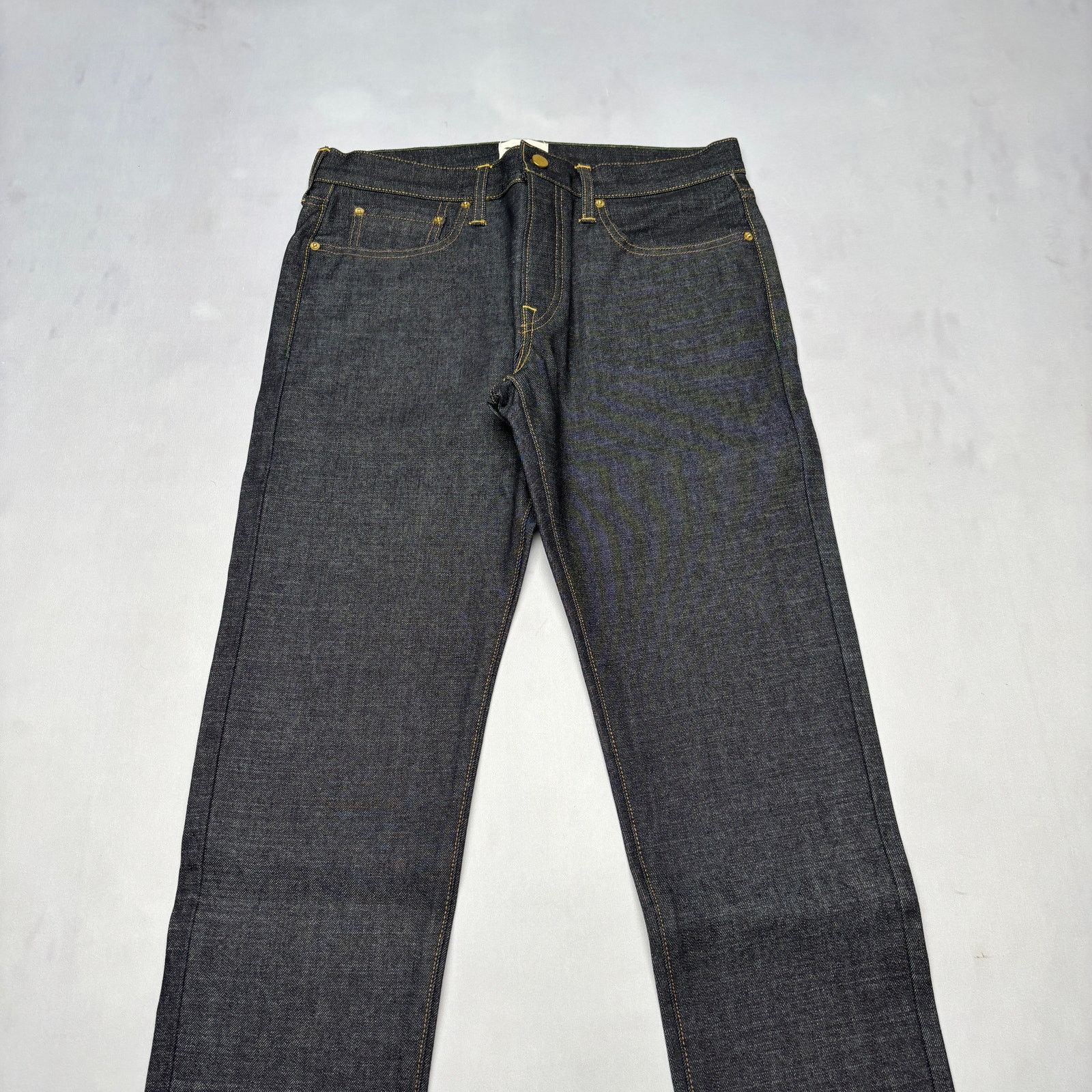 Sid Mashburn $295 Sid Mashburn Japanese Selvedge Rigid Denim 34x32 Jeans Size US 34 / EU 50 - 2 Thumbnail