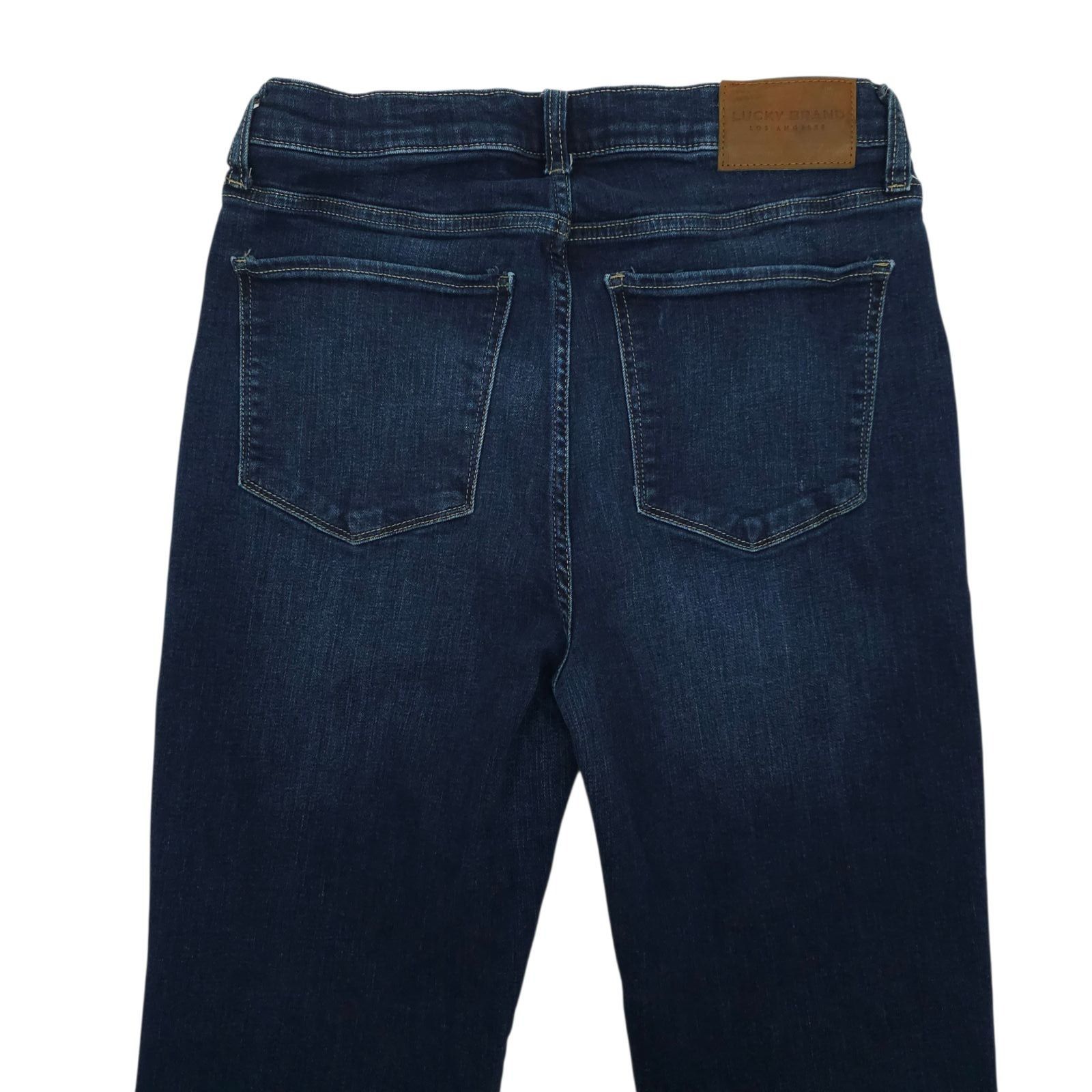Lucky Brand Lucky Brand High Rise Flare Stevie Jeans 10/30 Dark Wash Size 32" / US 10 / IT 46 - 13 Thumbnail