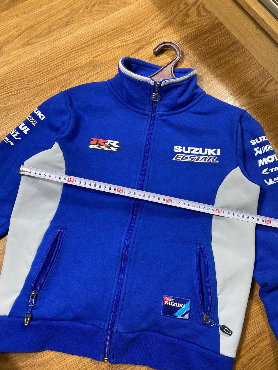 Japanese Brand × Vintage New Vintage Suzuki Ecstar NASCAR Fleece Zip Jacket Big Logo Size US M / EU 48-50 / 2 - 15 Thumbnail