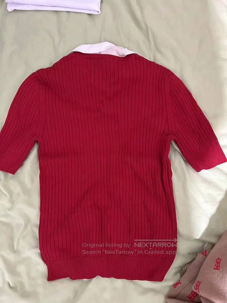 Valentino Valentino Knitted T-shirt Size L / US 10 / IT 46 - 4 Thumbnail