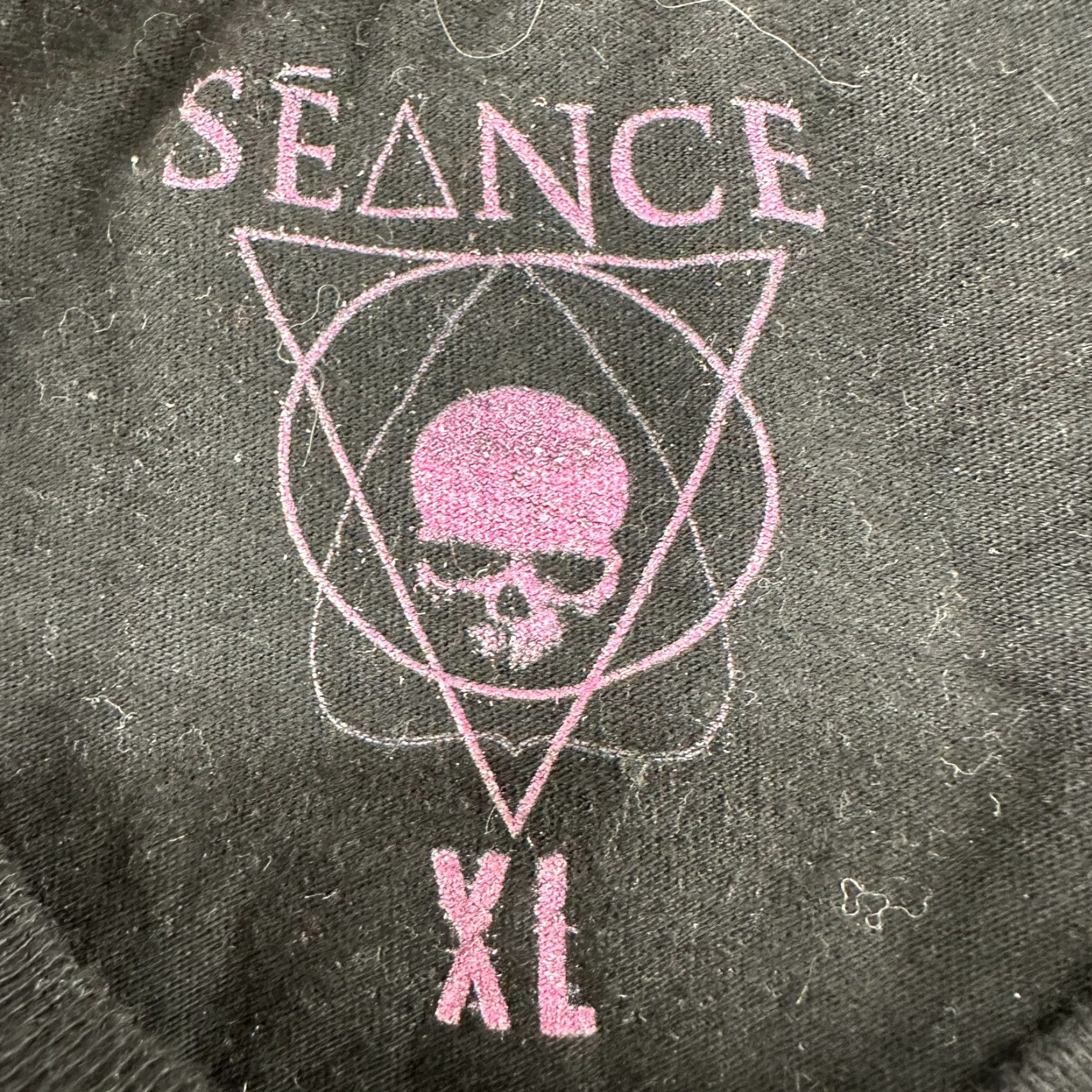 Vintage Seance Shirt Mens XL Black Horror Hockey Mask Band Final Chapter Graphic Cotton Size US XL / EU 56 / 4 - 2 Thumbnail