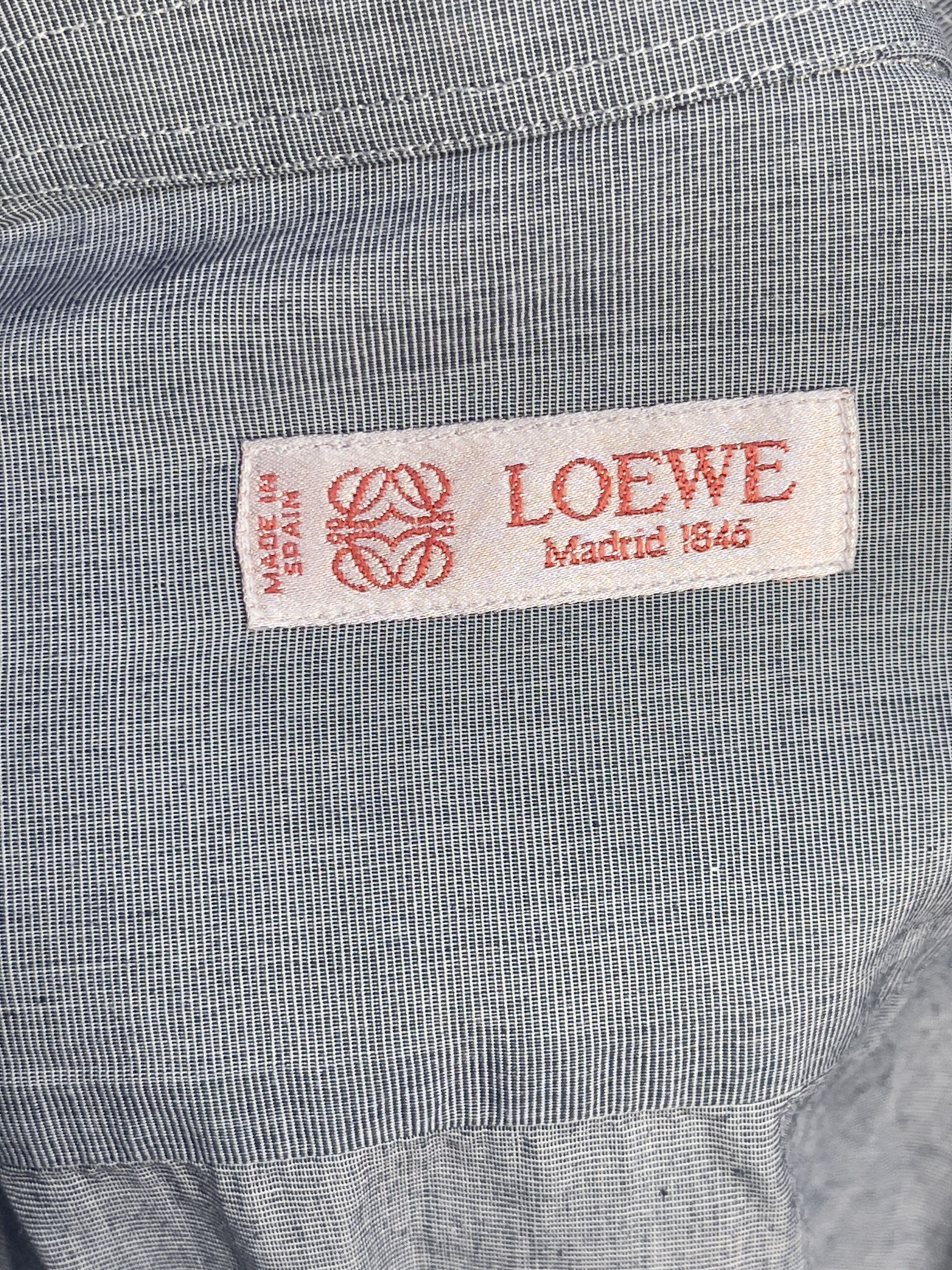 Loewe shirt Loewe grey size L cotton luxury Size US L / EU 52-54 / 3 - 5 Thumbnail