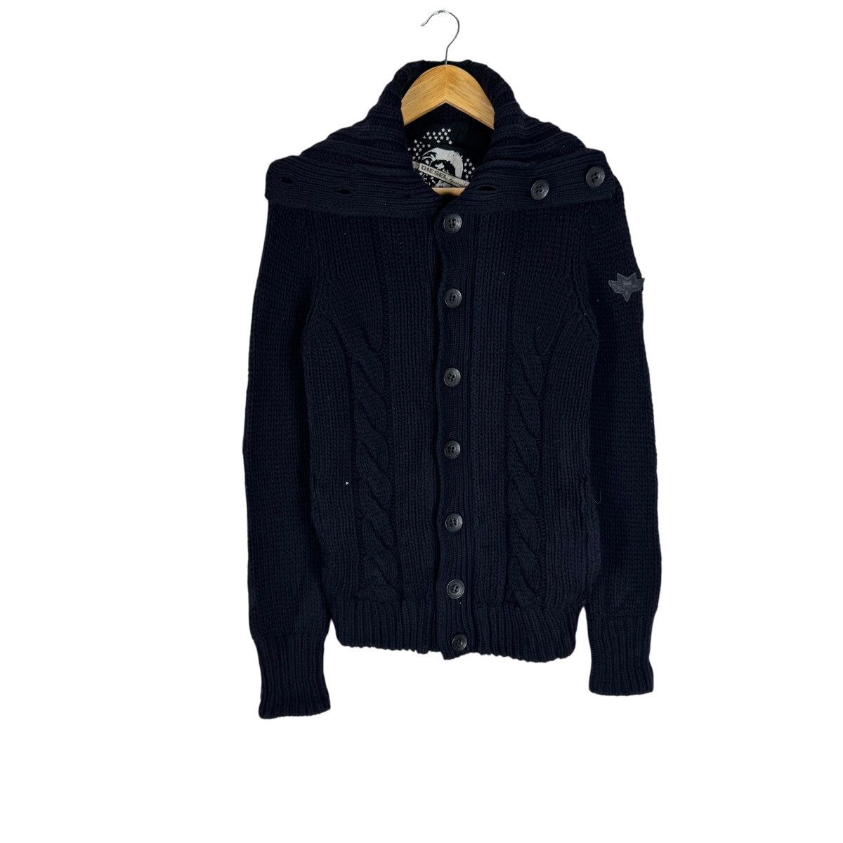 Diesel 🔥DIESEL FEMALE KNITWEAR TURTLENECK JACKET Size XS / US 0-2 / IT 36-38 - 2 Thumbnail