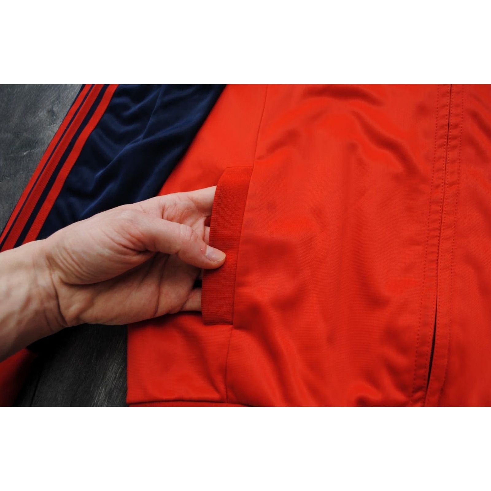 Adidas ADIDAS VENTEX FRANCE JACKET ATP TENNIS VINTAGE RETRO 80s TOP S-M RED BLUE Mens Jacket Size US S / EU 44-46 / 1 - 6 Thumbnail