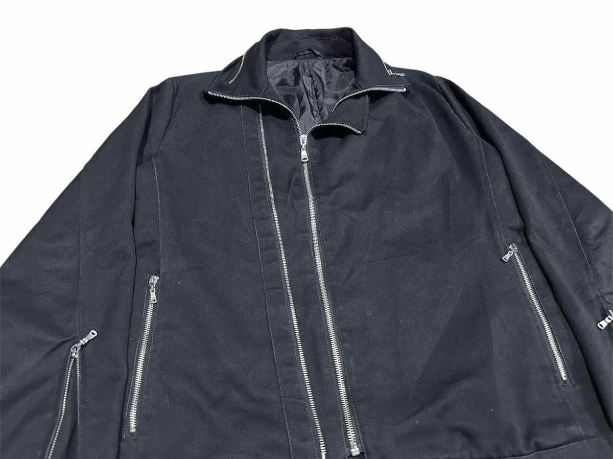 If Six Was Nine 🔥Y2K Archive Semantic Design Double Zipper Jacket Goth Punk Size US M / EU 48-50 / 2 - 5 Thumbnail