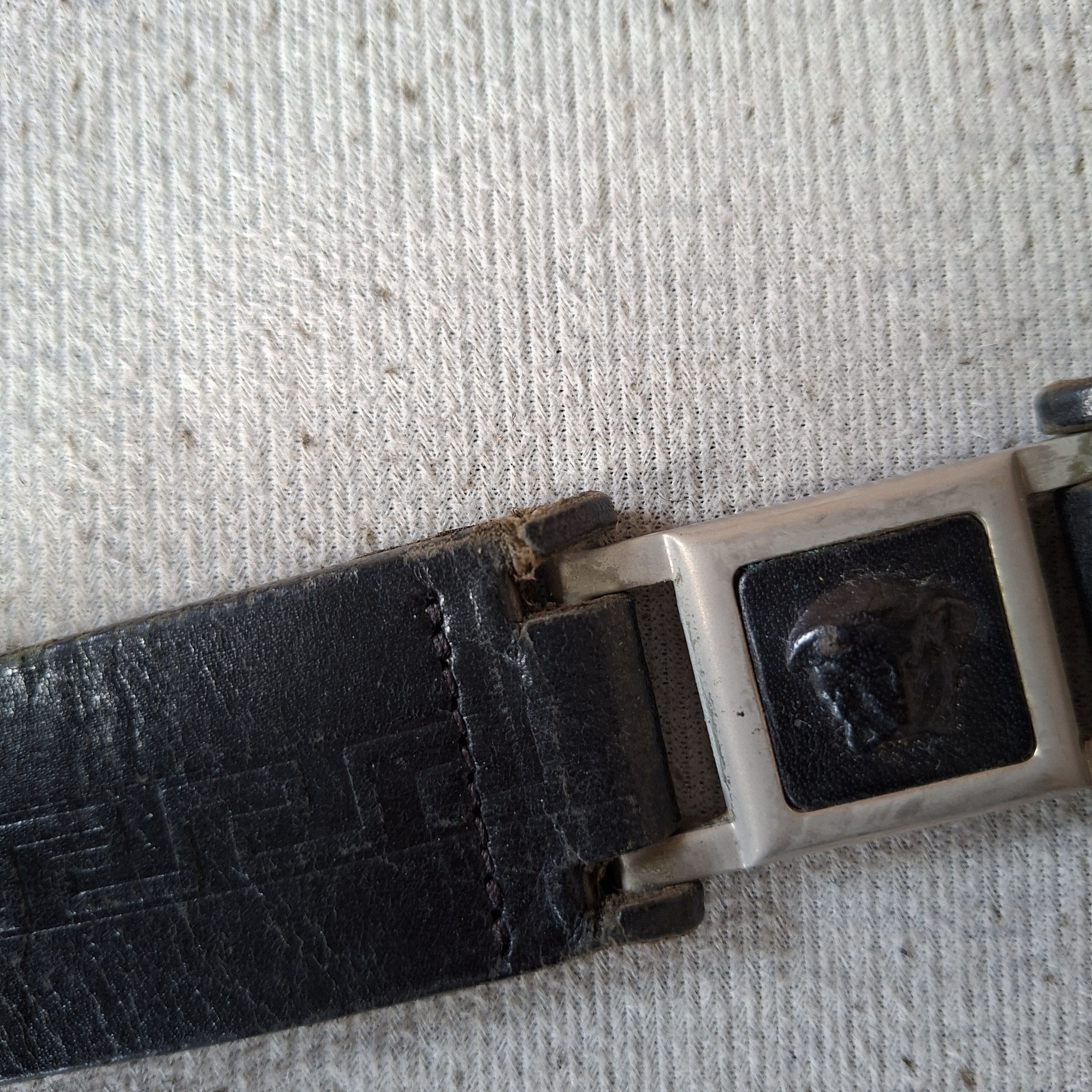 Versace 🧱 Gianni versace madusa logo connection leather belt Size ONE SIZE - 11 Thumbnail