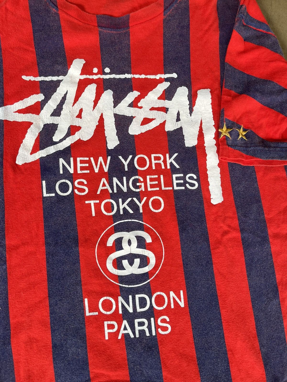 Stussy Stussy 2014 Summer "NTRNTNL" Soccer T Shirt Size US L / EU 52-54 / 3 - 3 Thumbnail
