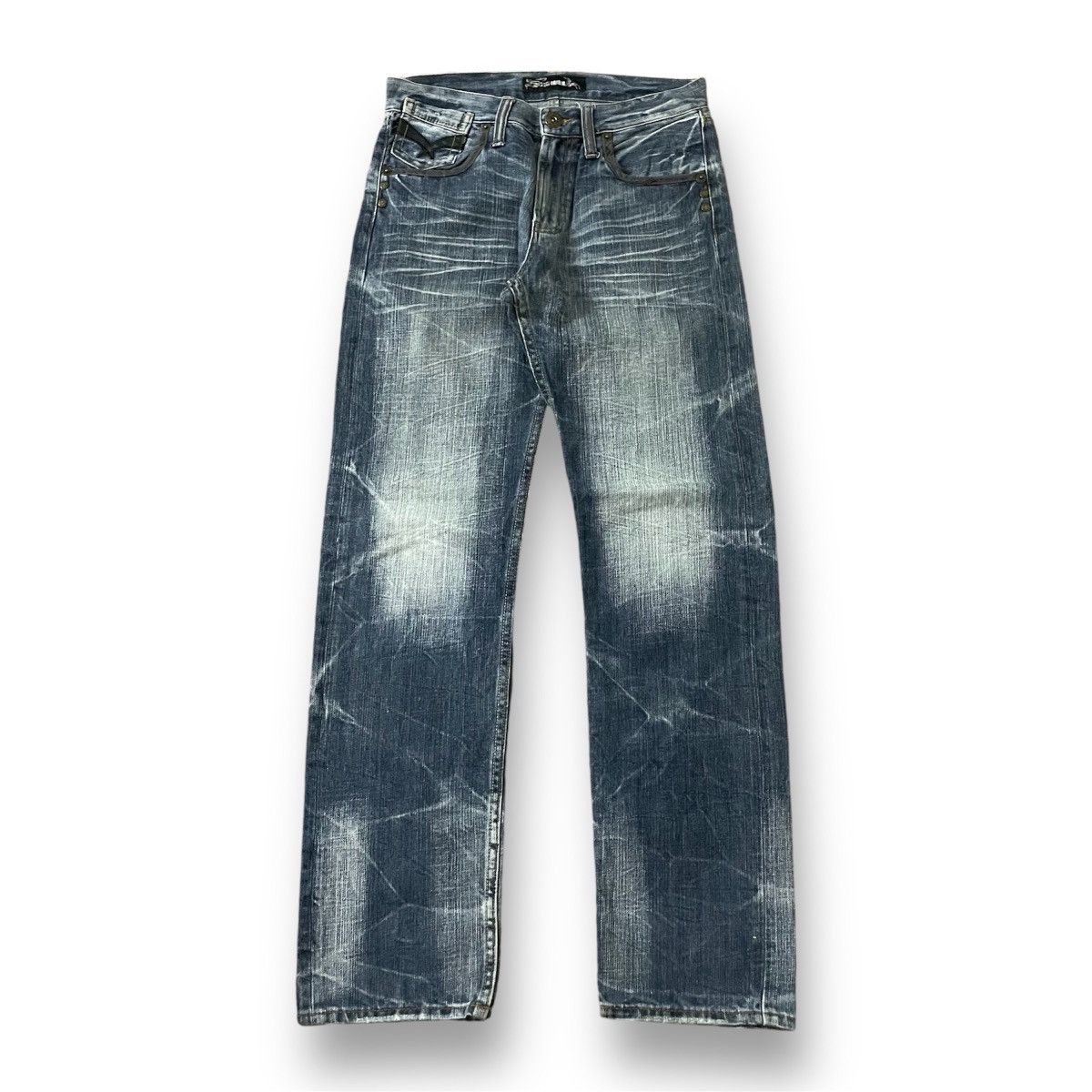 Beauty Beast × Le Grande Bleu (L.G.B.) × Tornado Mart Oririn embroidery logo denim pants Size US 31 - 2 Thumbnail