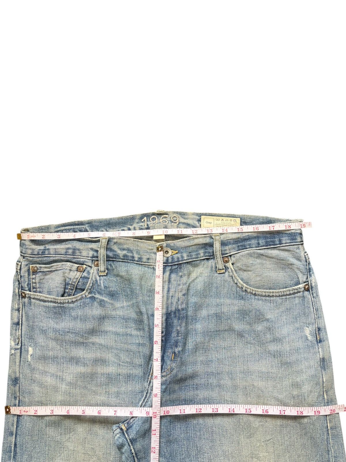 Gap Vintage Gap Mud Wash Distressed Baggy Jeans Size US 38 / EU 54 - 6 Thumbnail