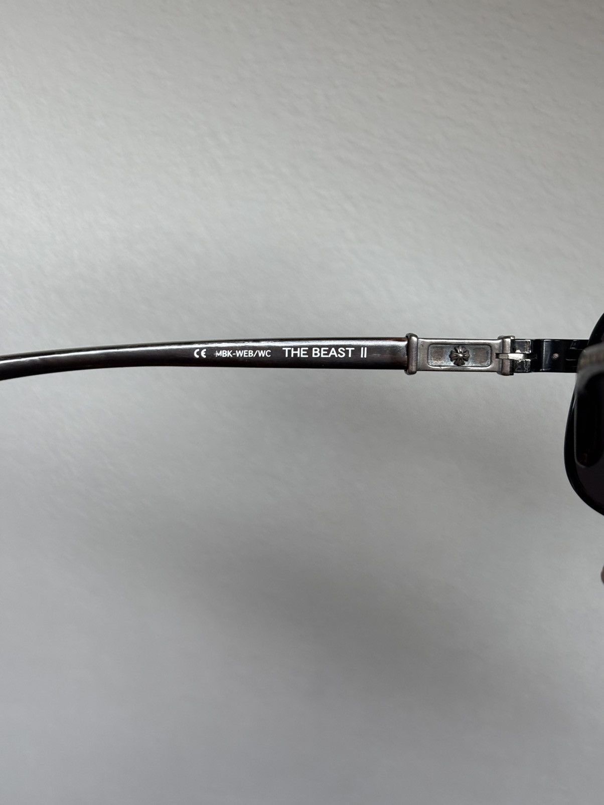 Chrome Hearts Chrome Hearts the Beast II sunglasses Pearl details Size ONE SIZE - 6 Thumbnail