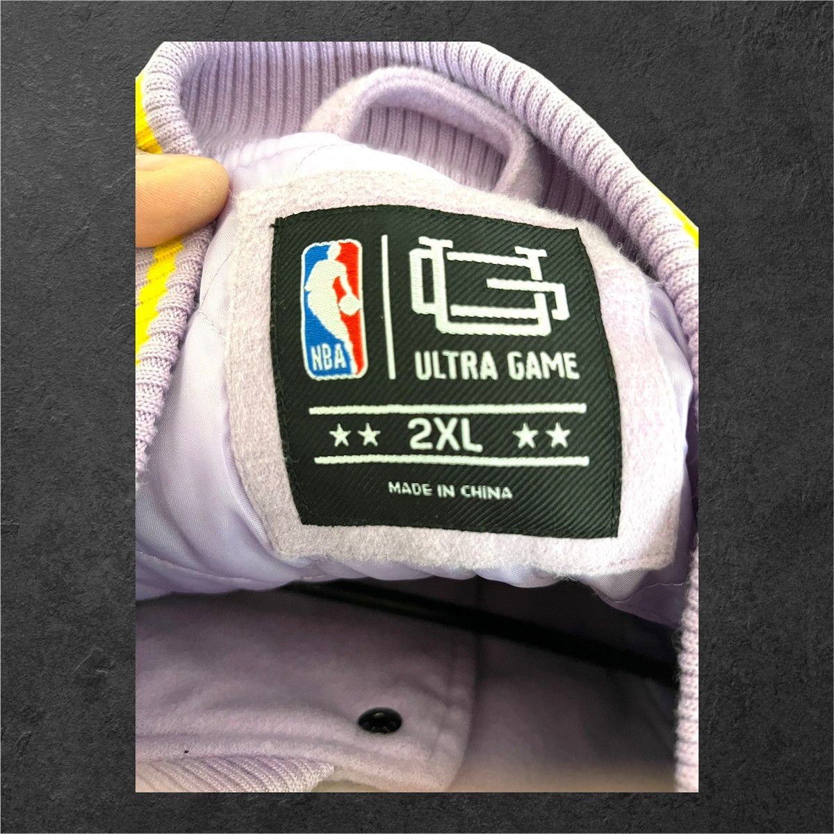 NBA NBA Los Angeles Lakers purple varsity jacket Size XXL Size US XXL / EU 58 / 5 - 4 Thumbnail